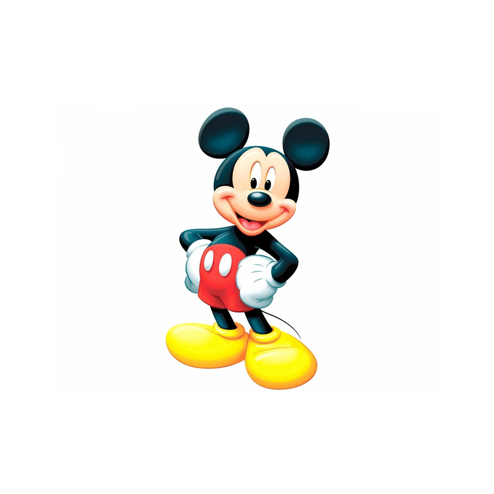 Happy Mickey Mouse Icon Wall Art
