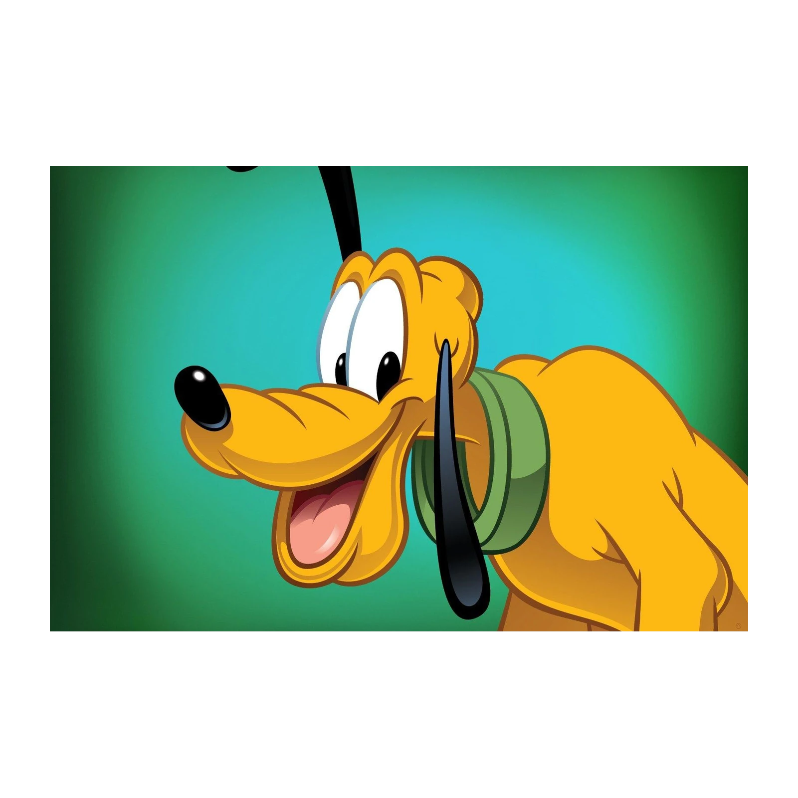 Joyful Pluto Cartoon Dog Wall Art