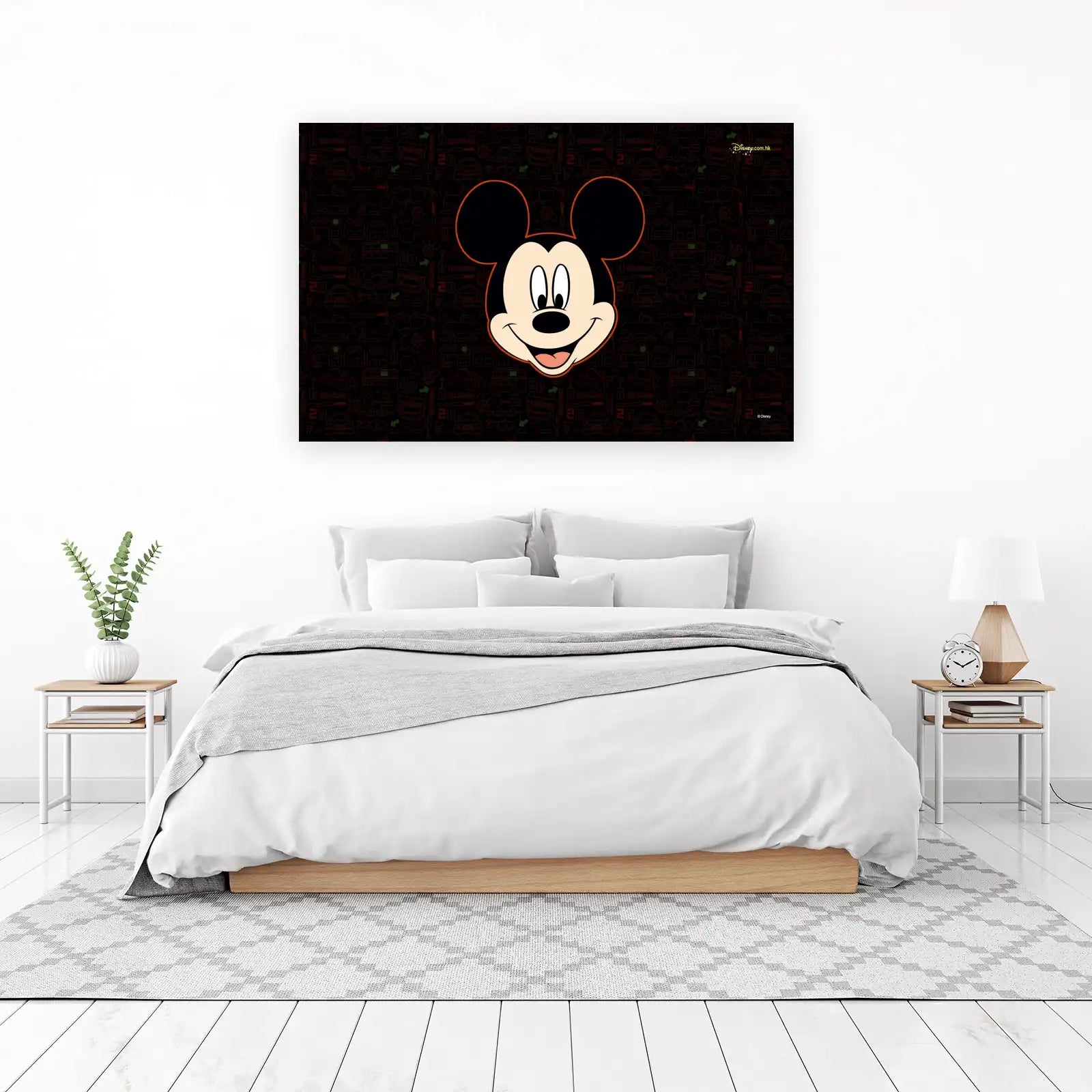 Joyful Mickey Mouse Art Wall Art