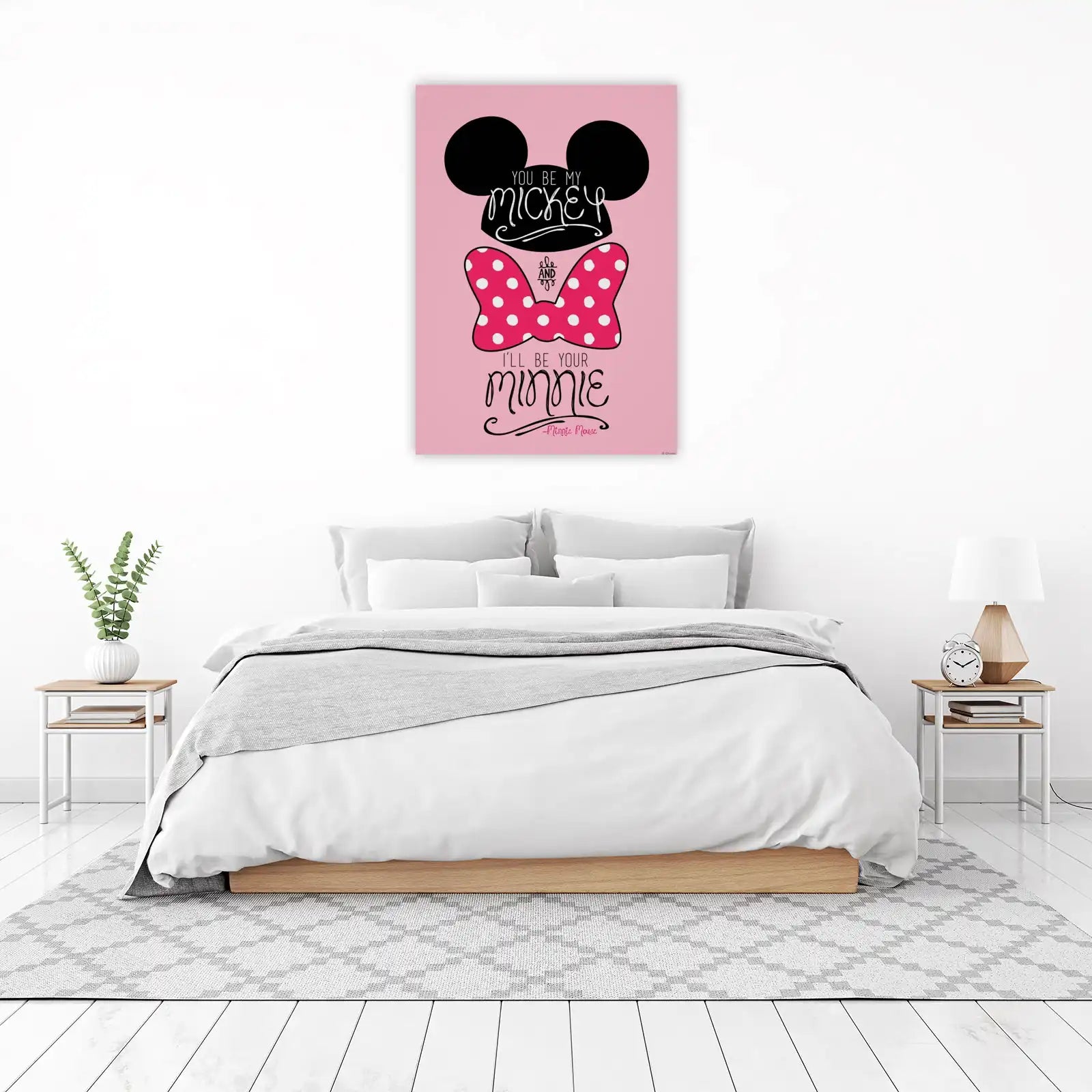 Minnie Mouse Love Quote Wall Art