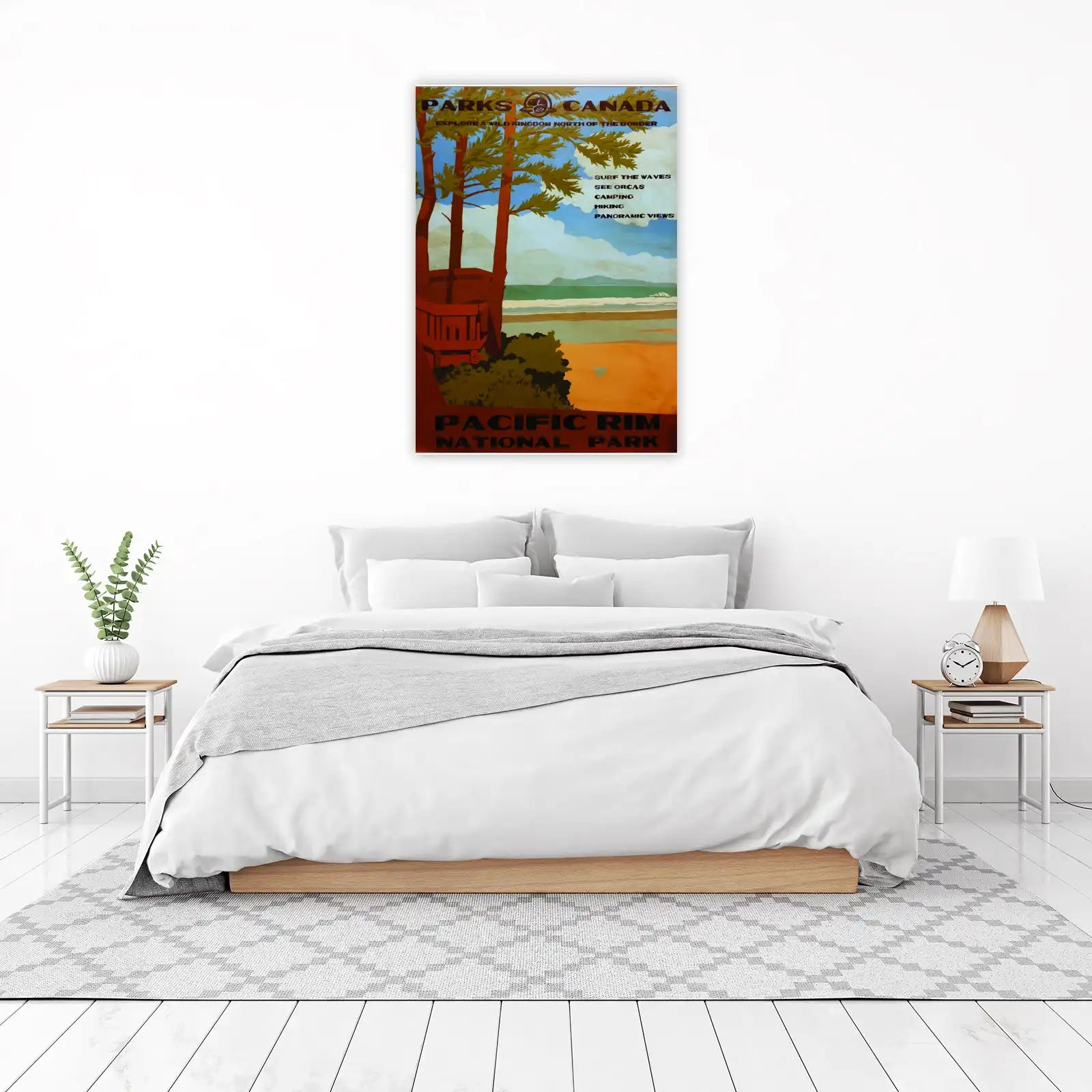 Pacific Rim National Park Retro Canada Wall Art