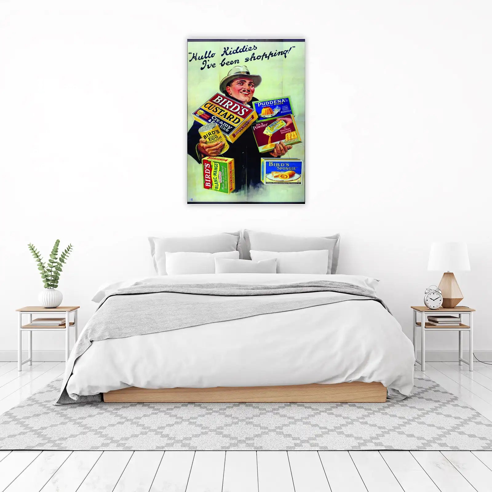 Vintage Bird's Custard & Jelly Art Wall Art