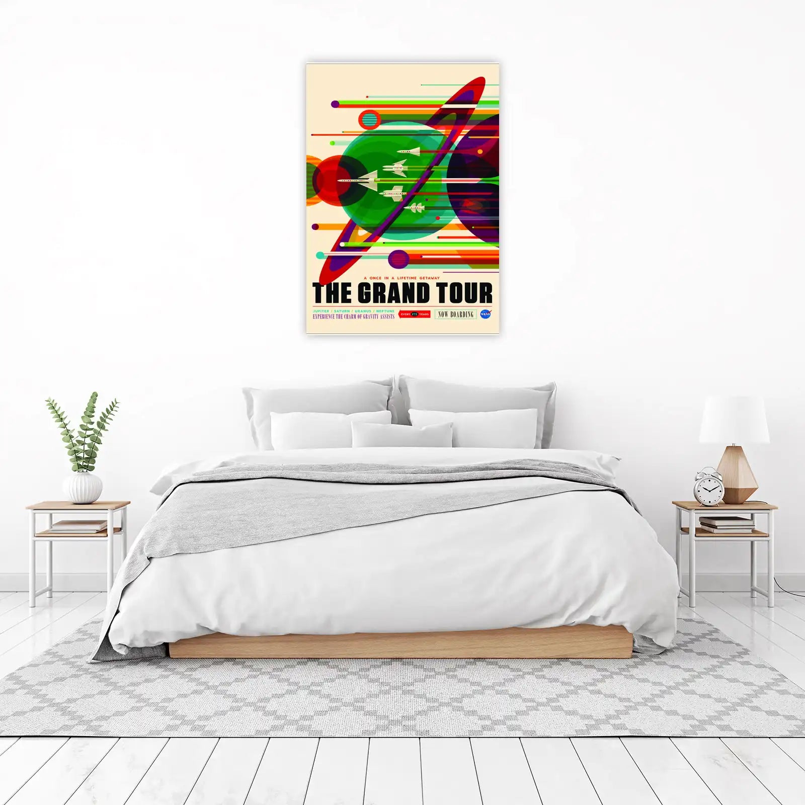 Retro Space Grand Tour Wall Art
