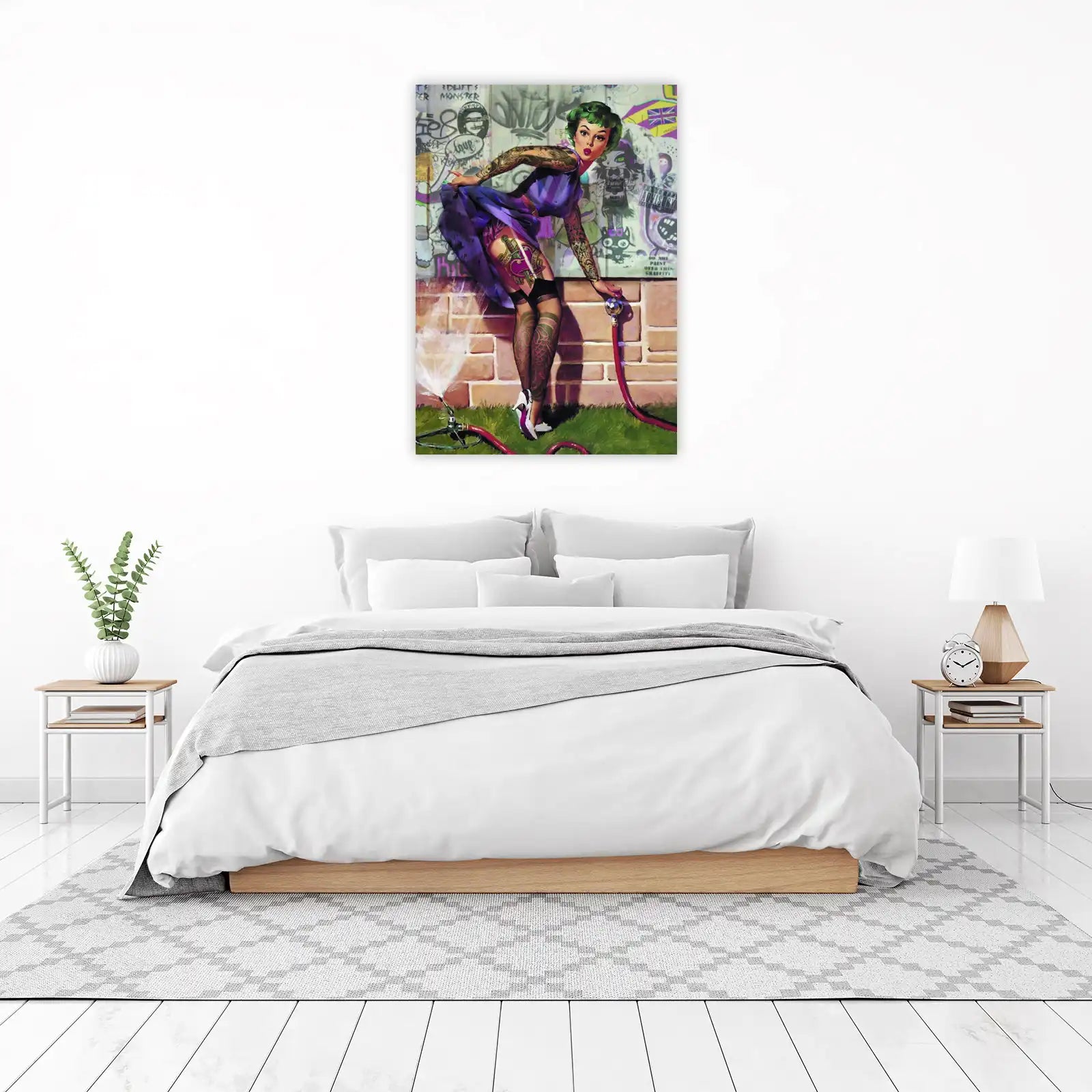 Graffiti Pin-Up Tattoo Art Wall Art