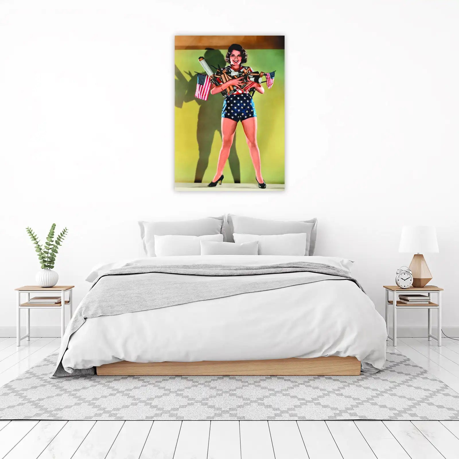 Patriotic Powerhouse Star-Spangled Dynamite Wall Art