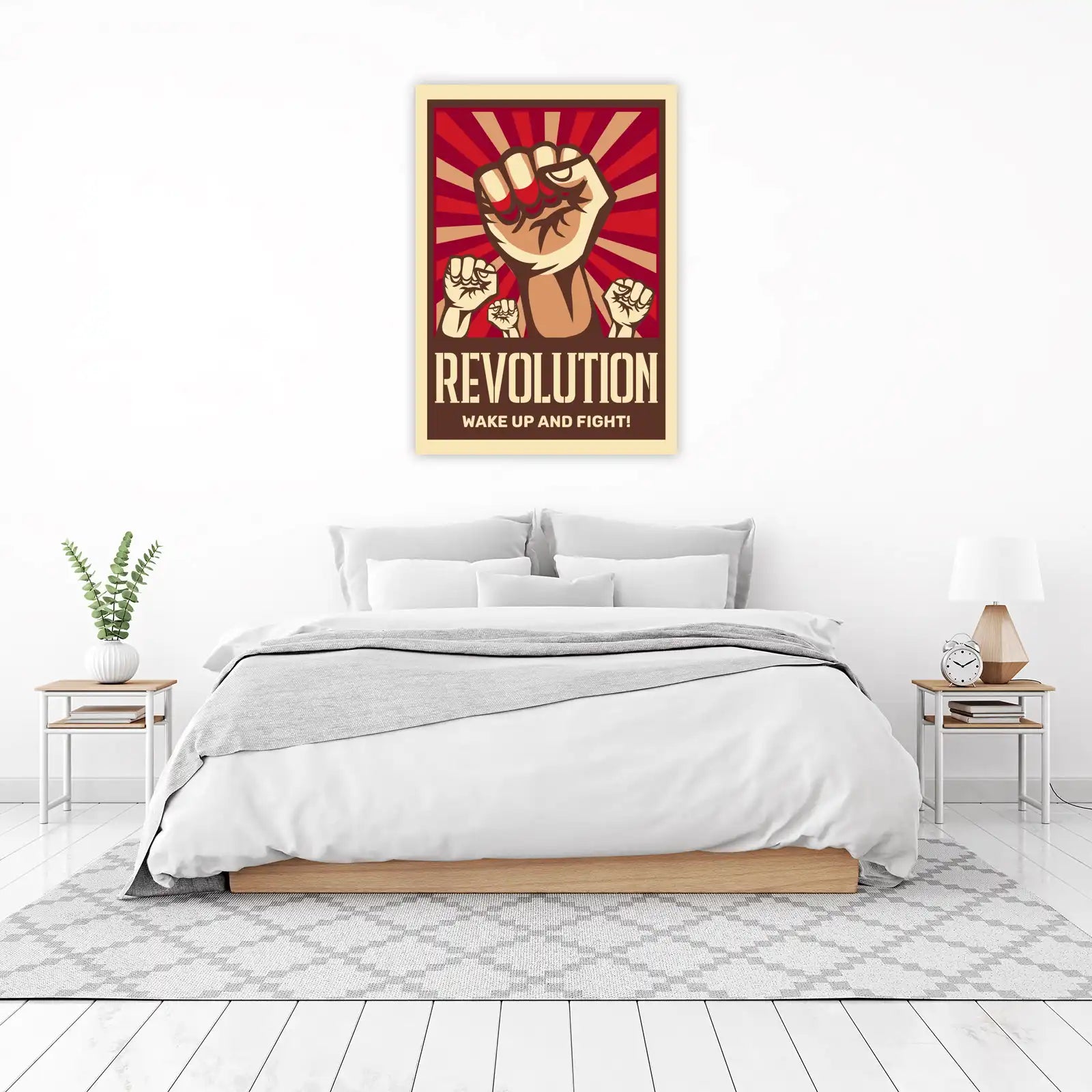 Revolutionary Fist Art Wall Art