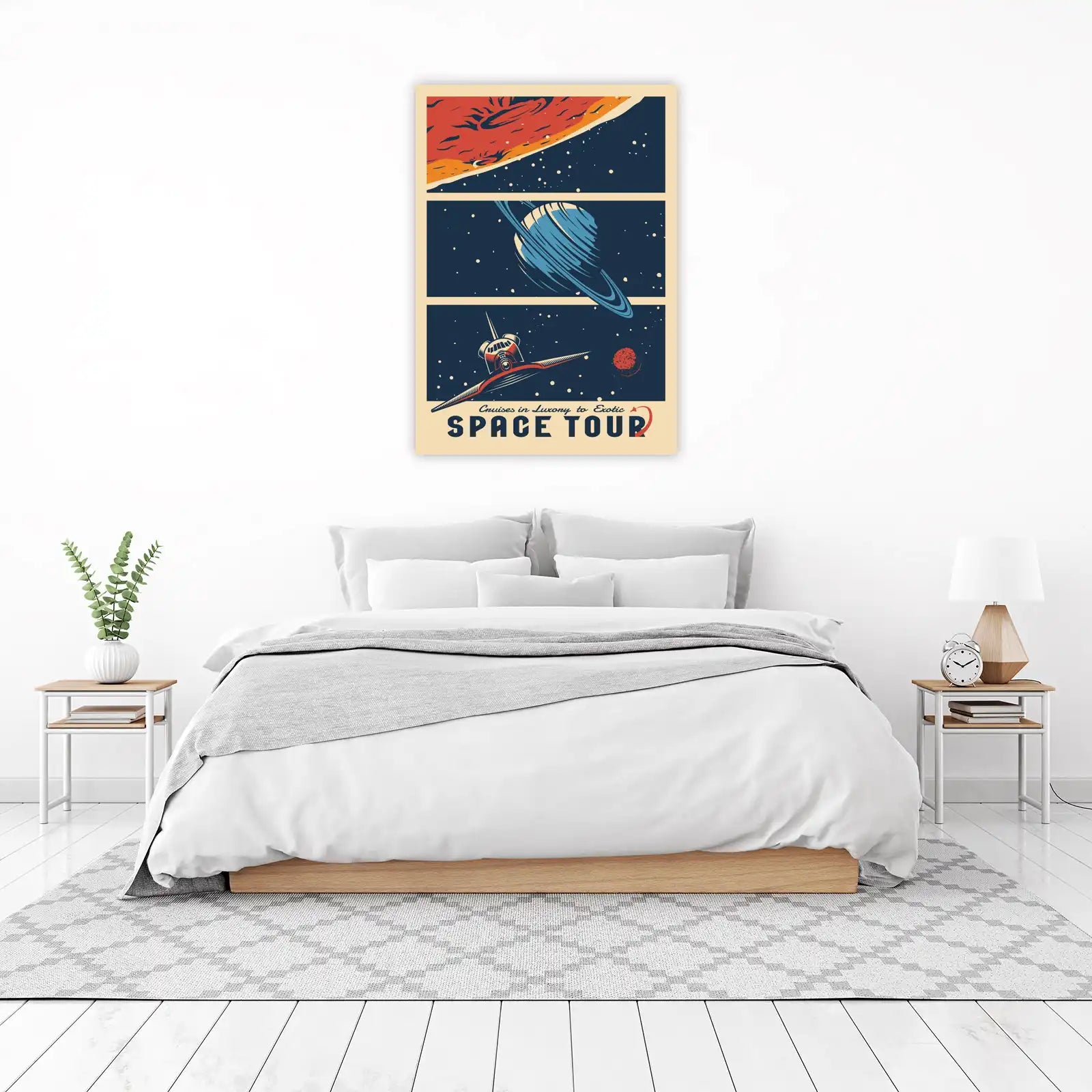 Retro Space Tour Wall Art