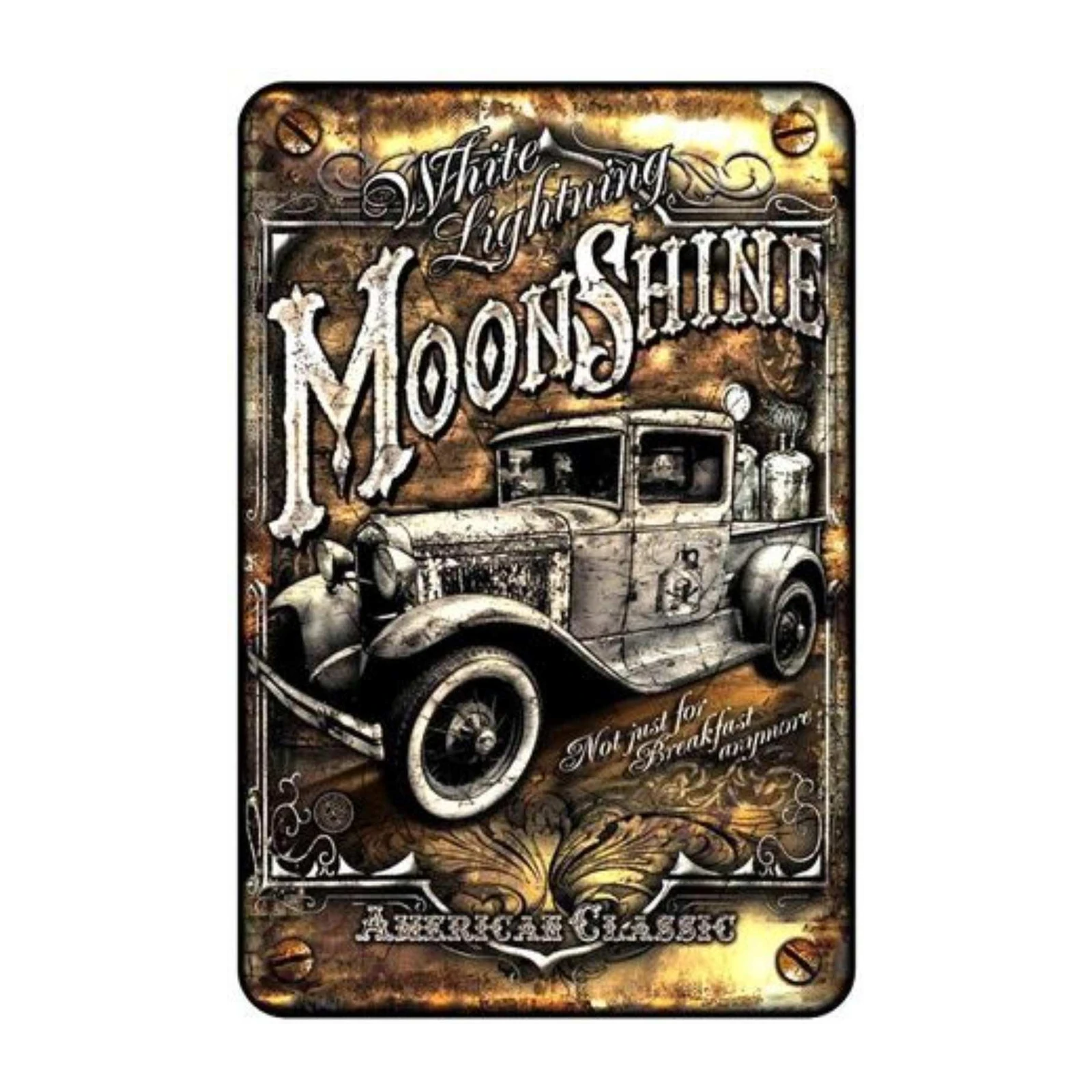 Vintage Moonshine Truck Wall Art Wall Art