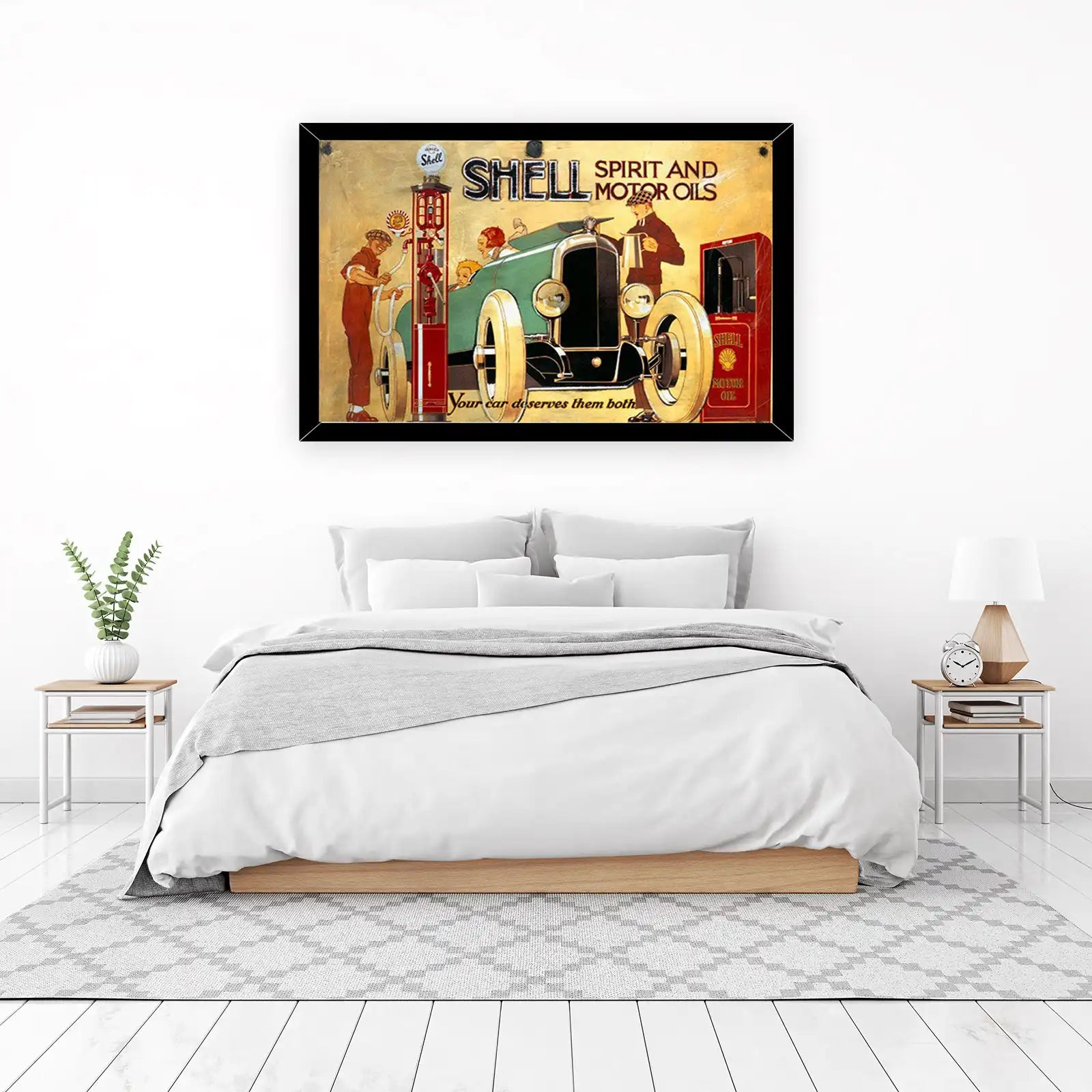 Vintage Shell Gas & Motor Oils Wall Art