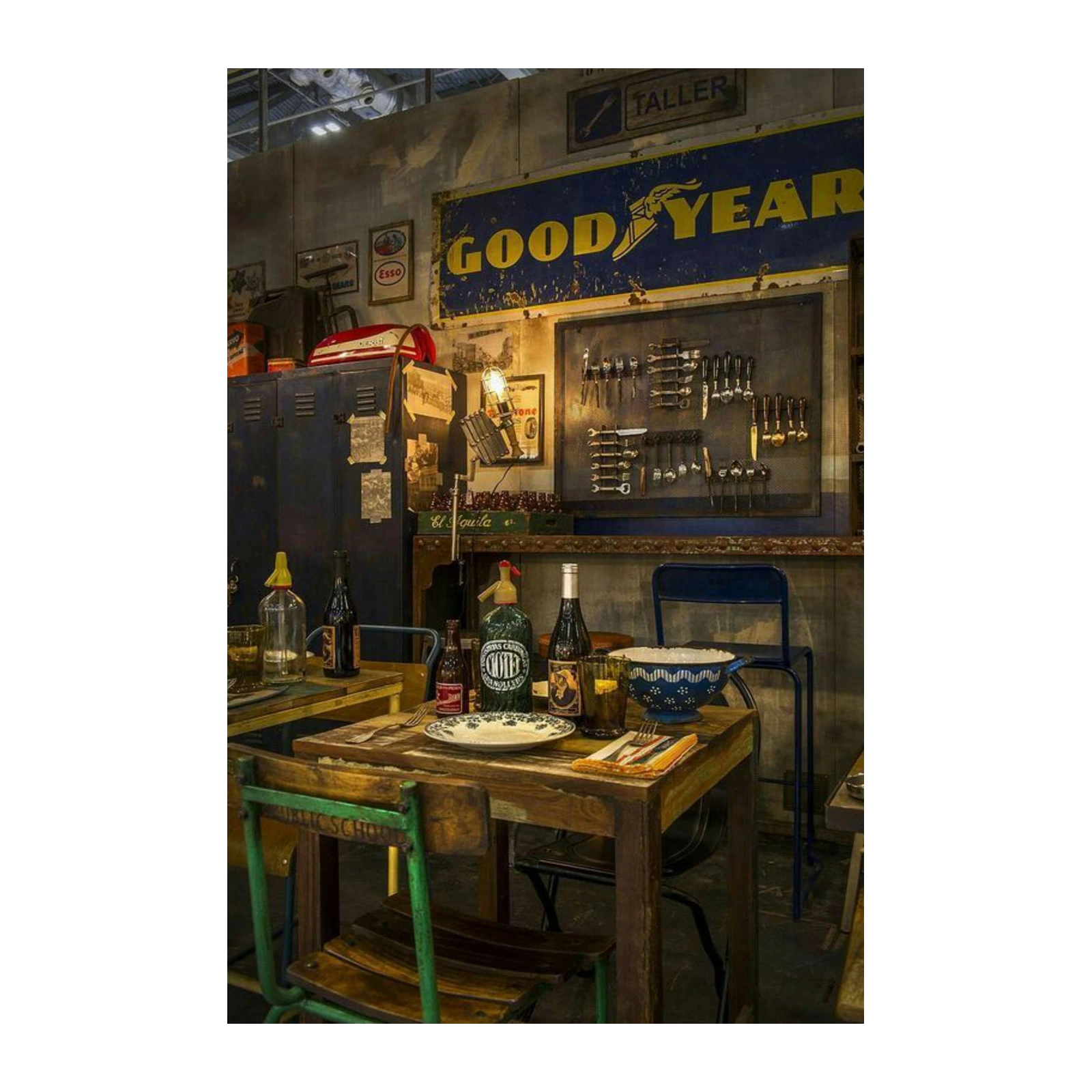 Vintage Garage Vibes Goodyear Wall Art