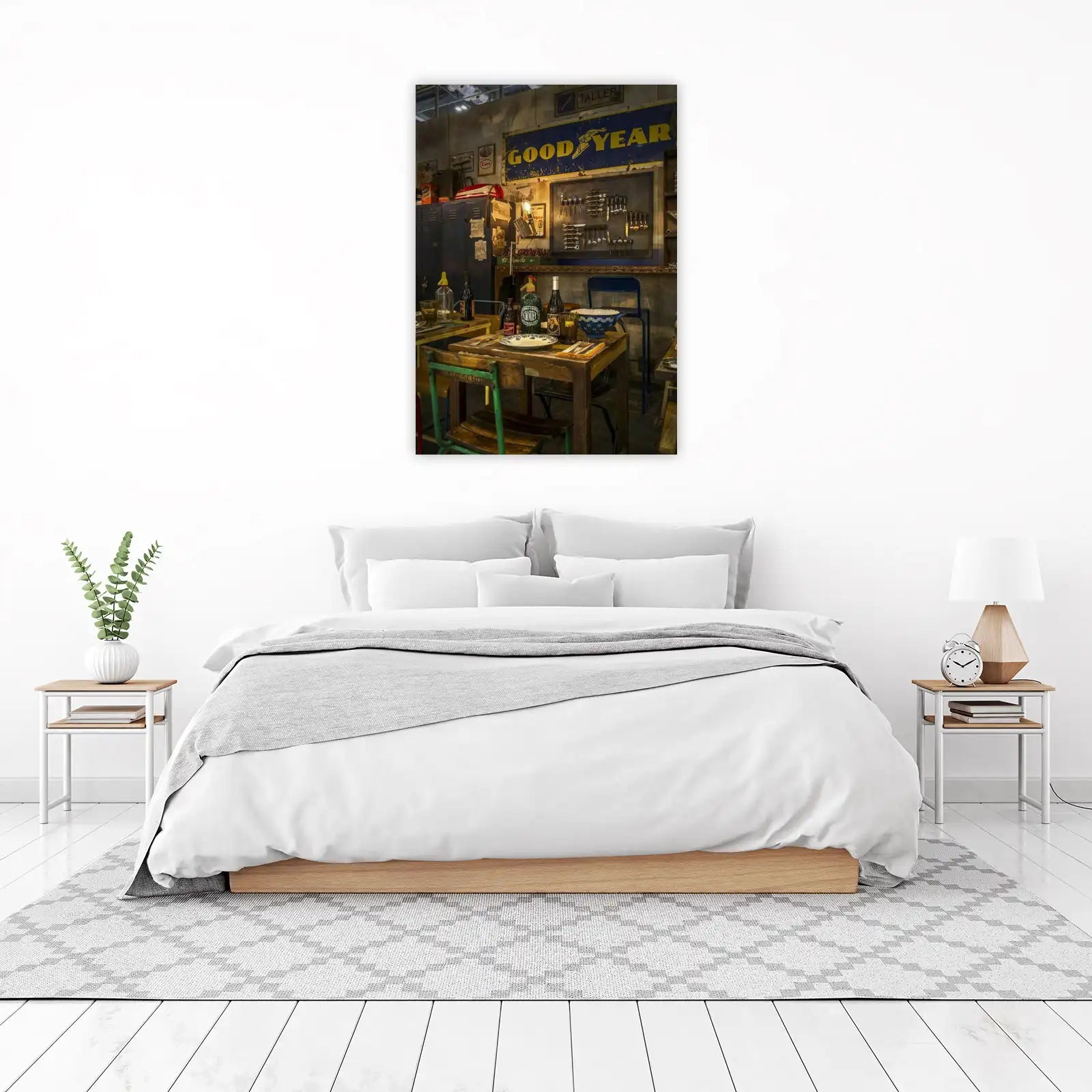 Vintage Garage Vibes Goodyear Wall Art