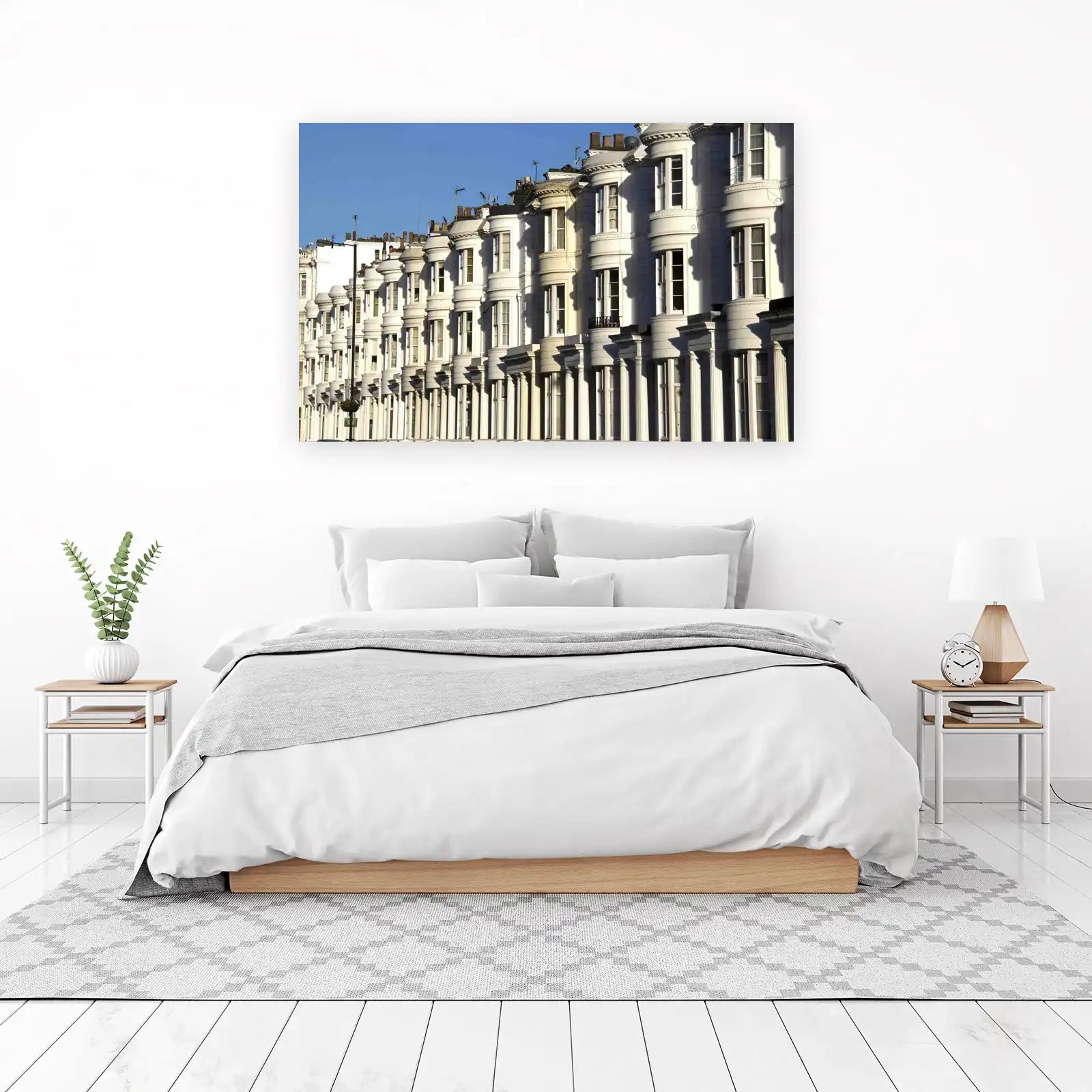 Elegant Georgian Terraces Wall Art