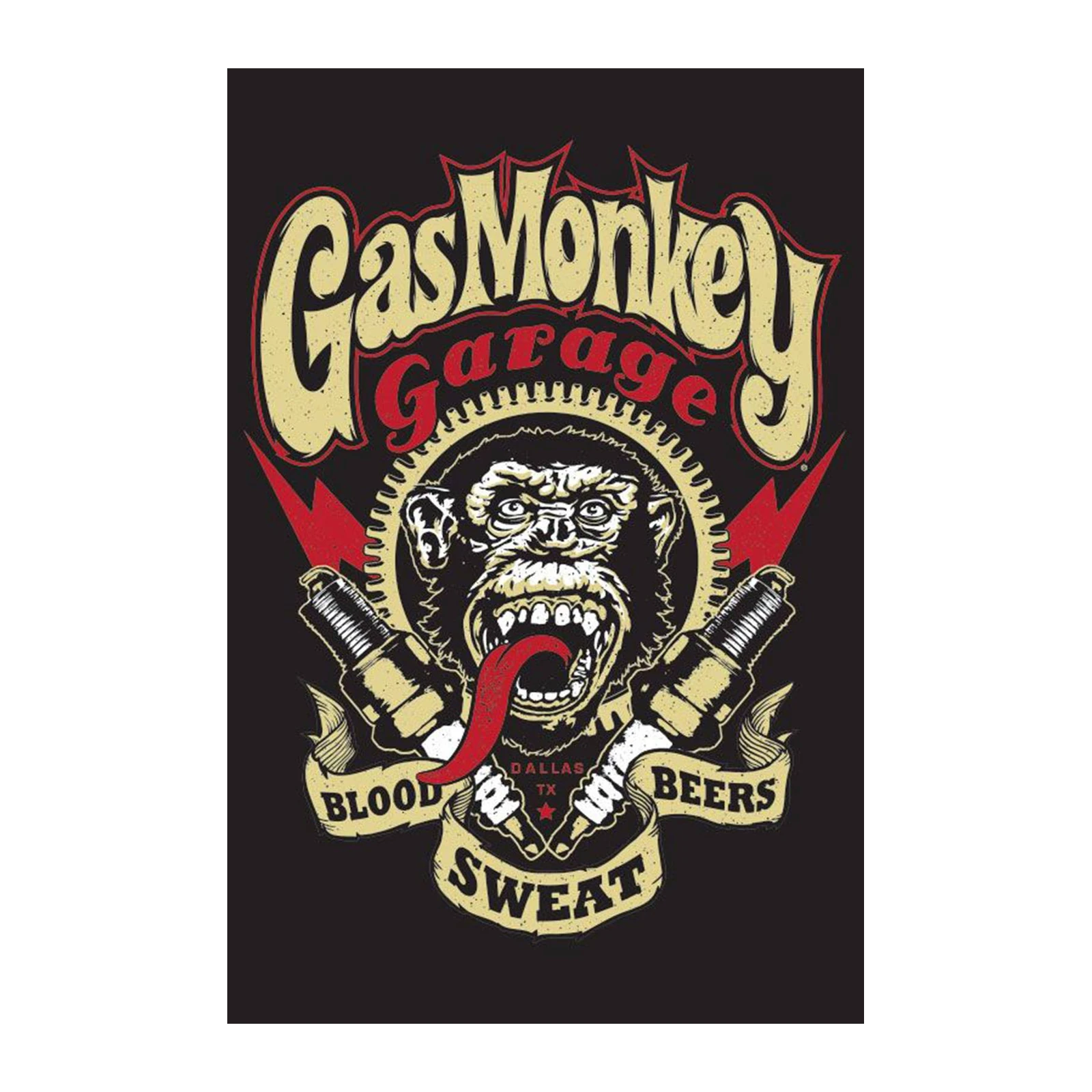 Gas Monkey Garage Aggressive Ape Wall Art