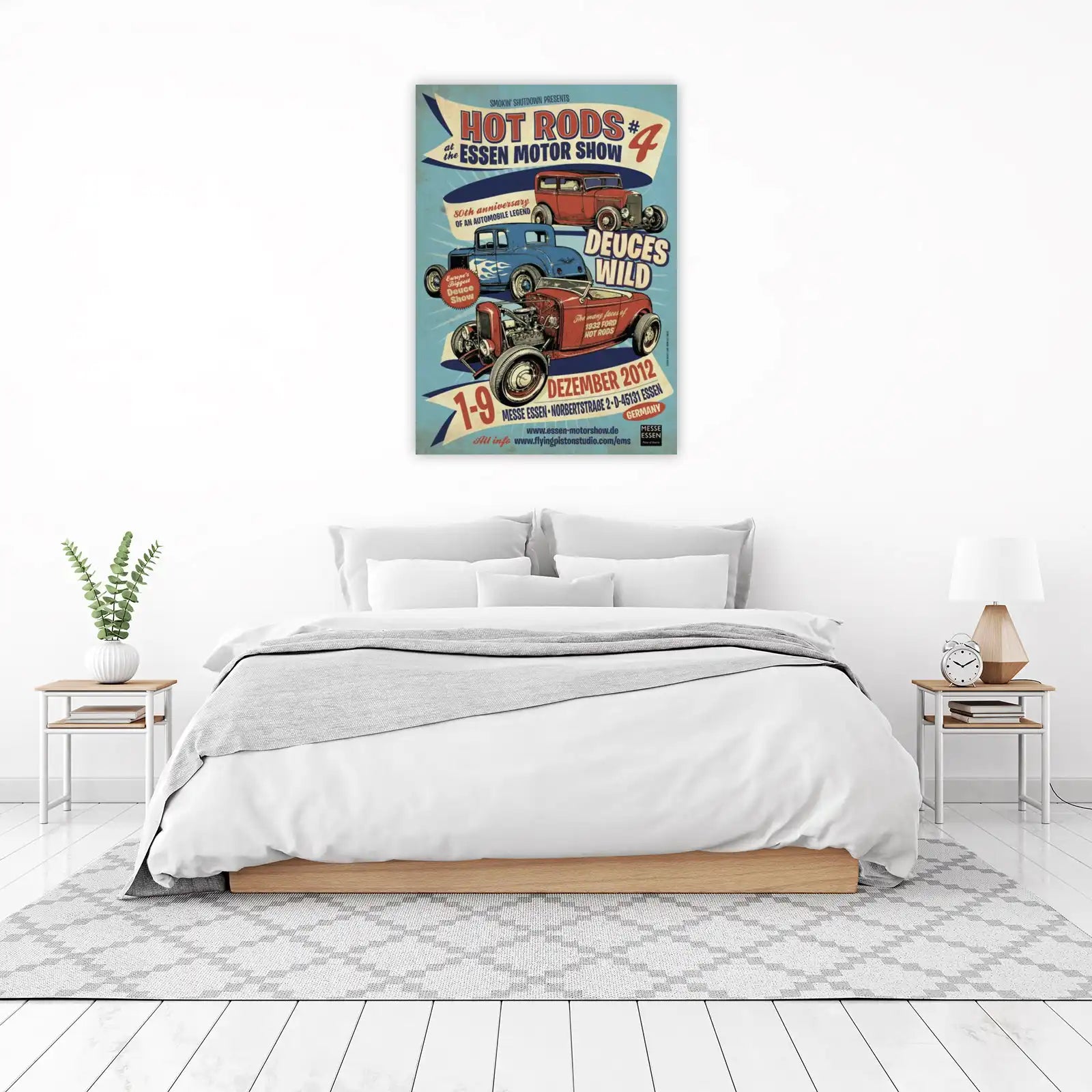 Retro Hot Rods Essen Motor Show Wall Art