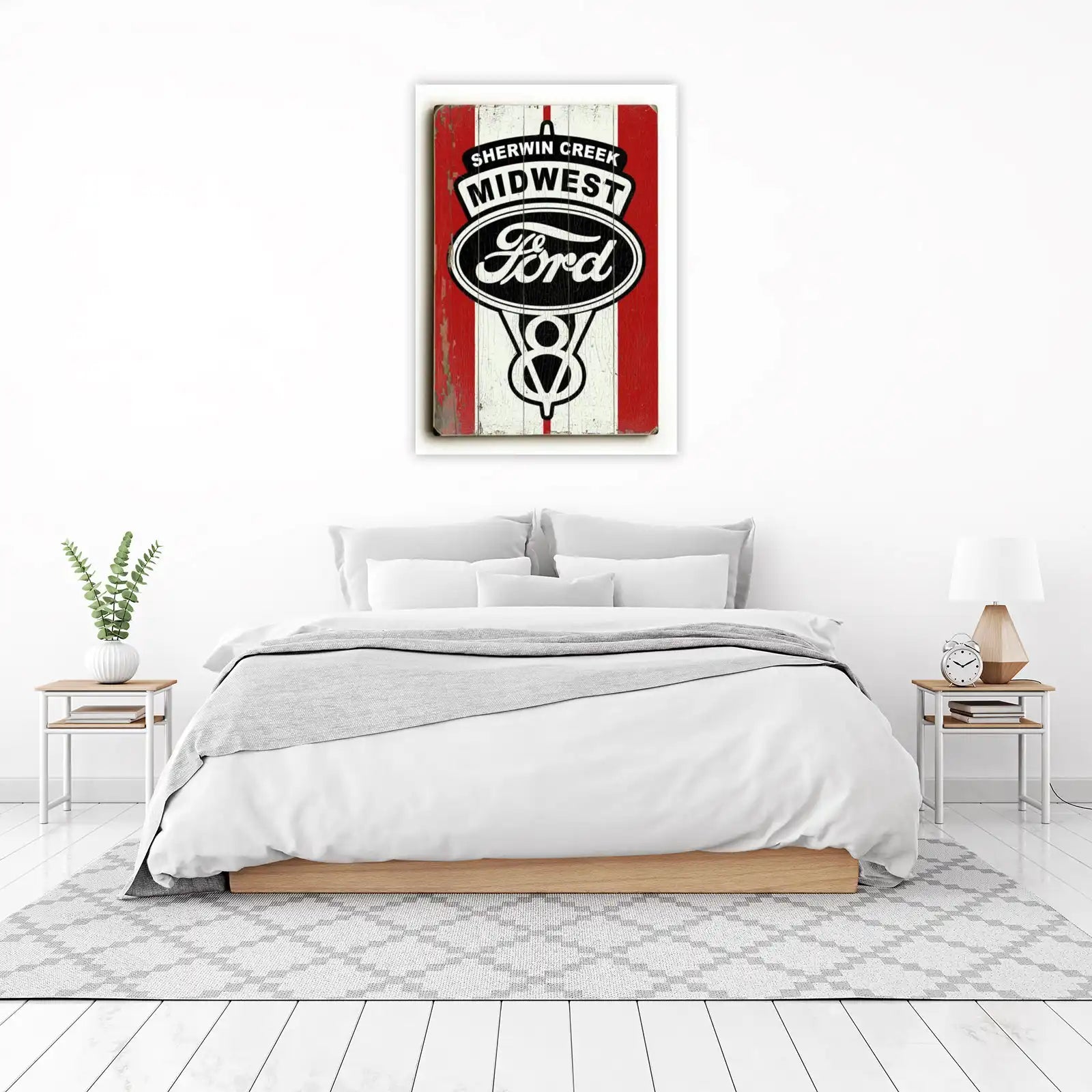 Vintage Ford Midwest Sign Wall Art
