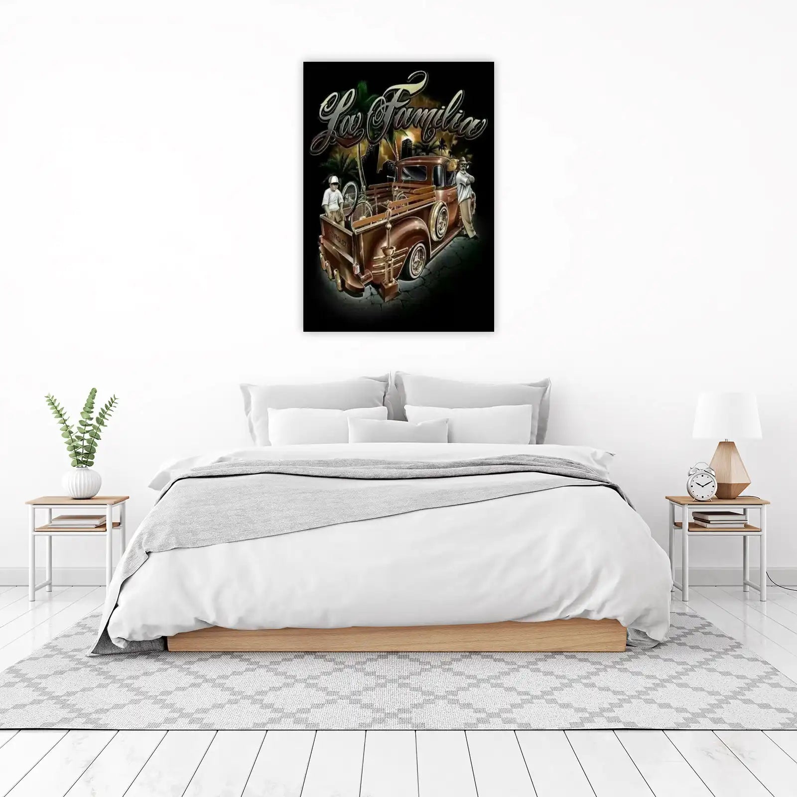 Lowrider Family Vintage Truck Wall Art