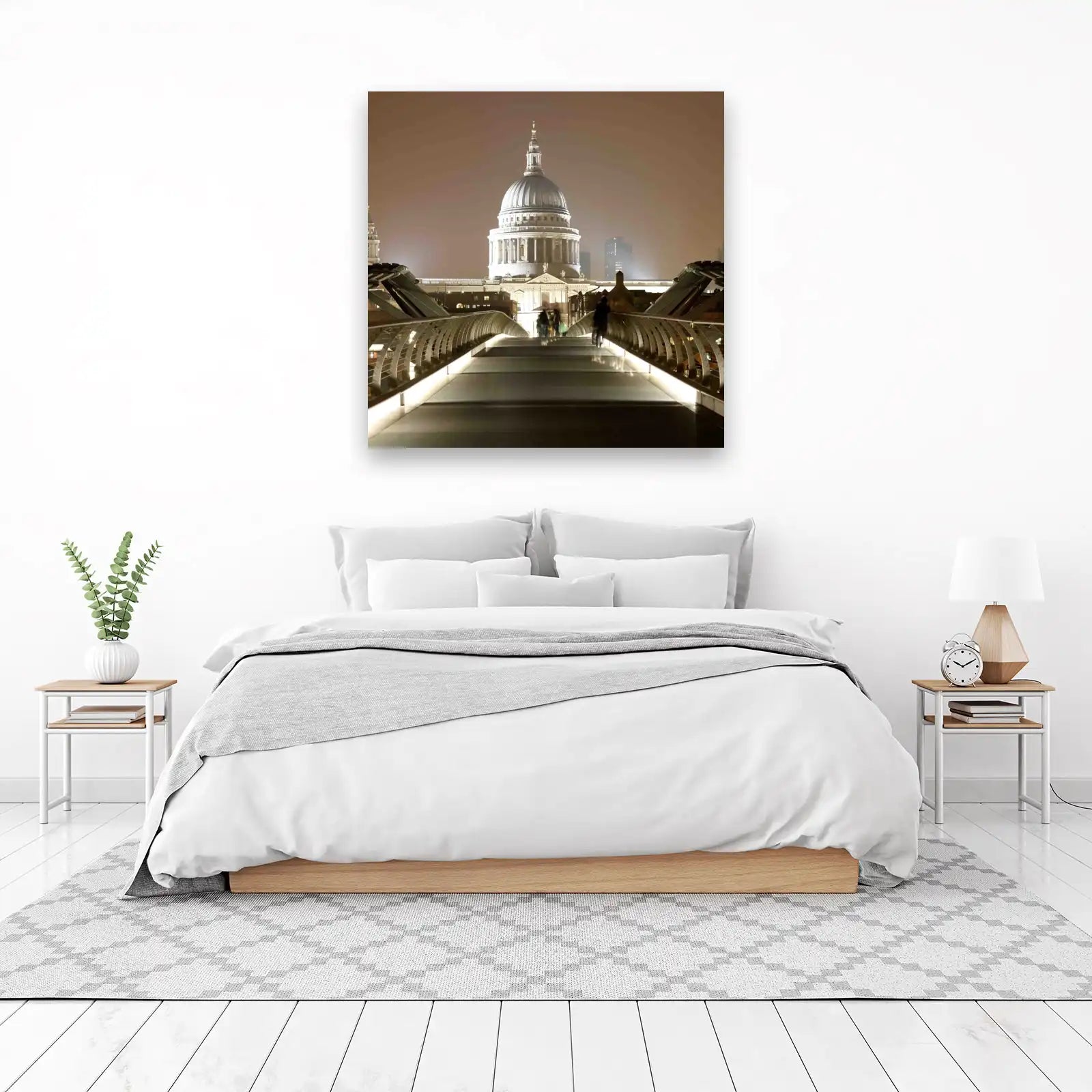 London Nightscape St. Paul's Cathedral Wall Art