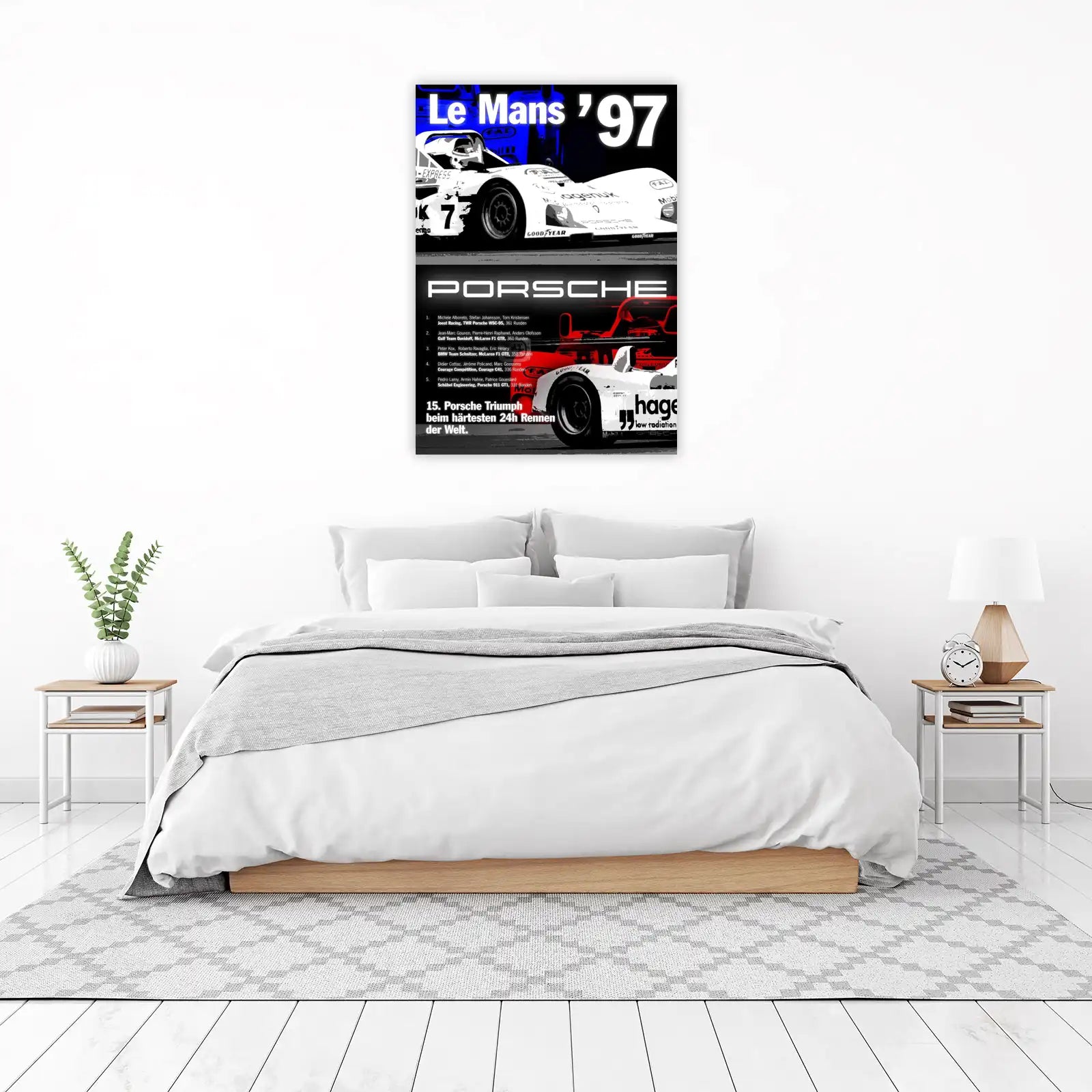 Le Mans '97 Porsche Racing Wall Art Wall Art