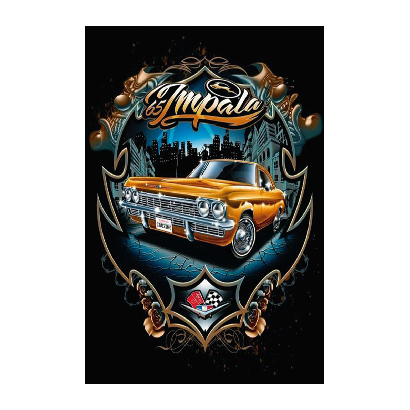 Vintage '65 Impala Cruising Wall Art