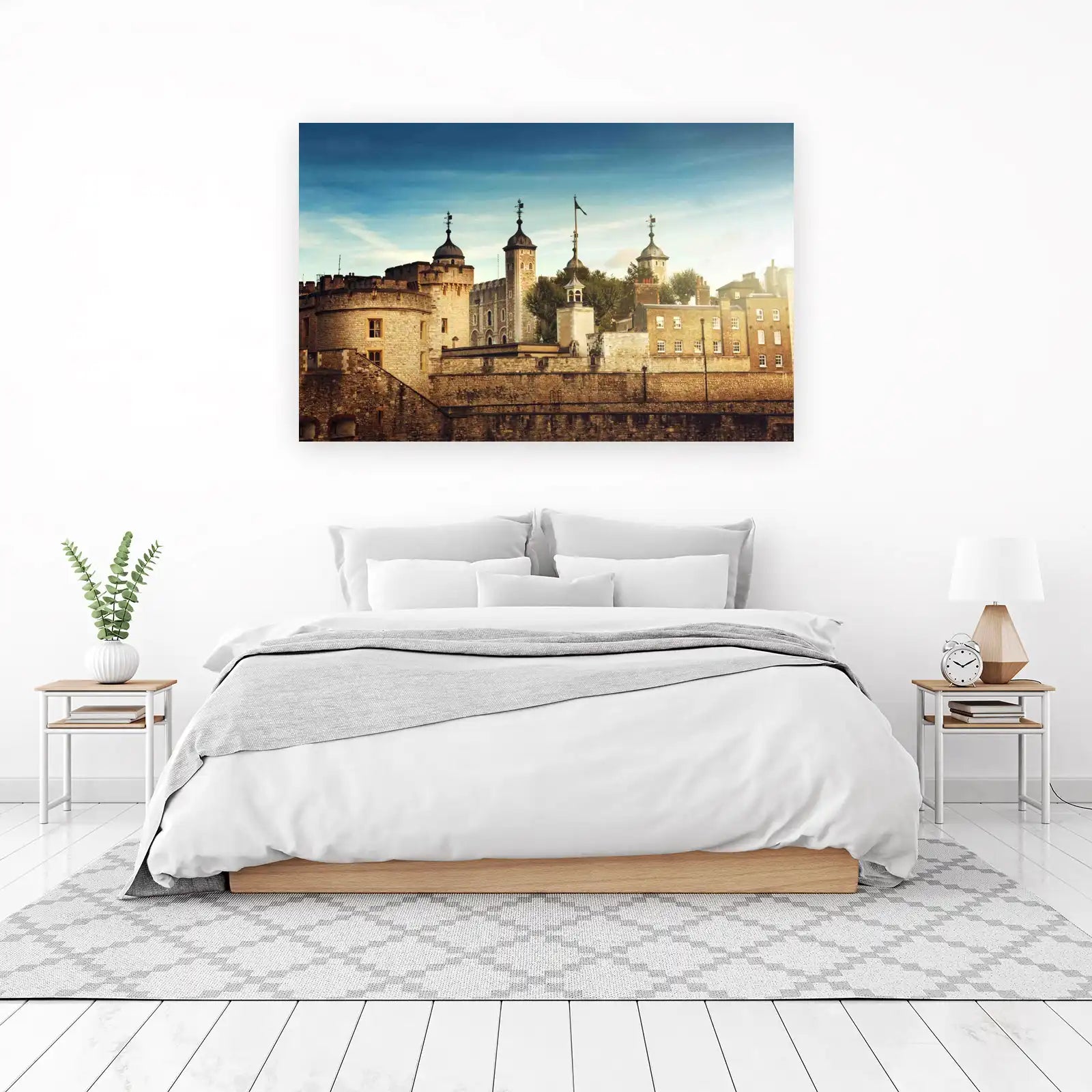 Historic Tower London Castle Wall Wall Art