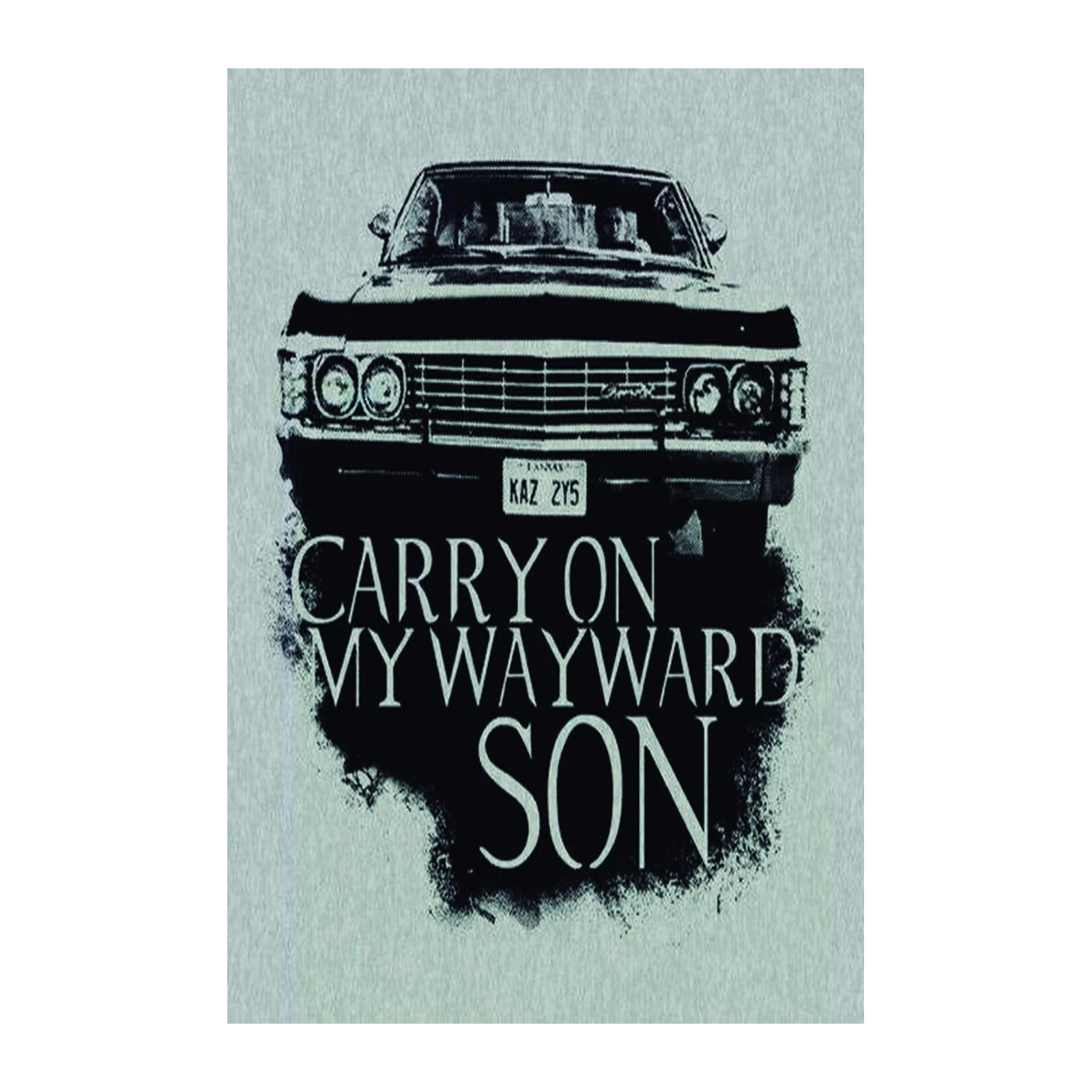 Supernatural Impala Carry On My Wayward Son Wall Art