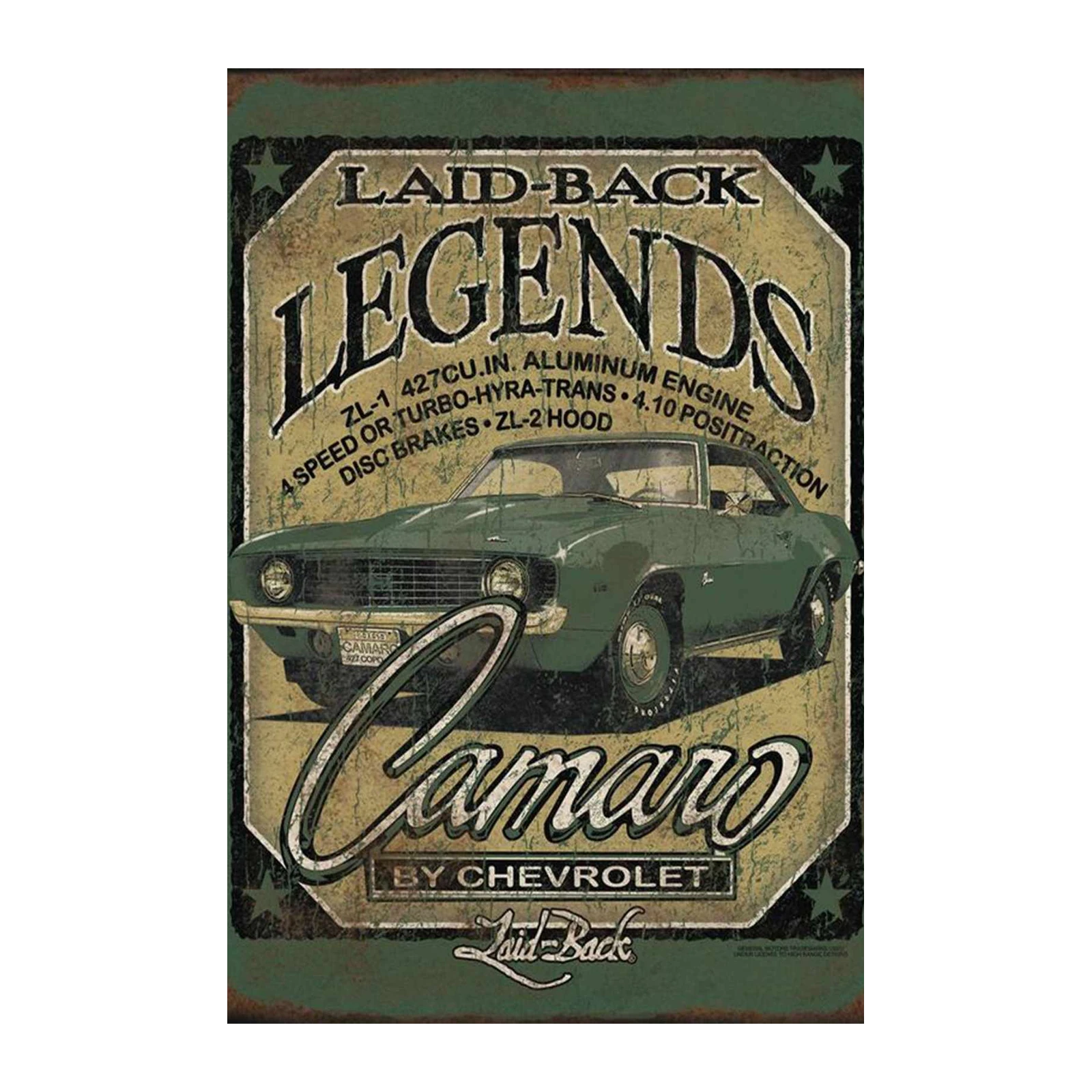 Vintage Camaro Legends Wall Art