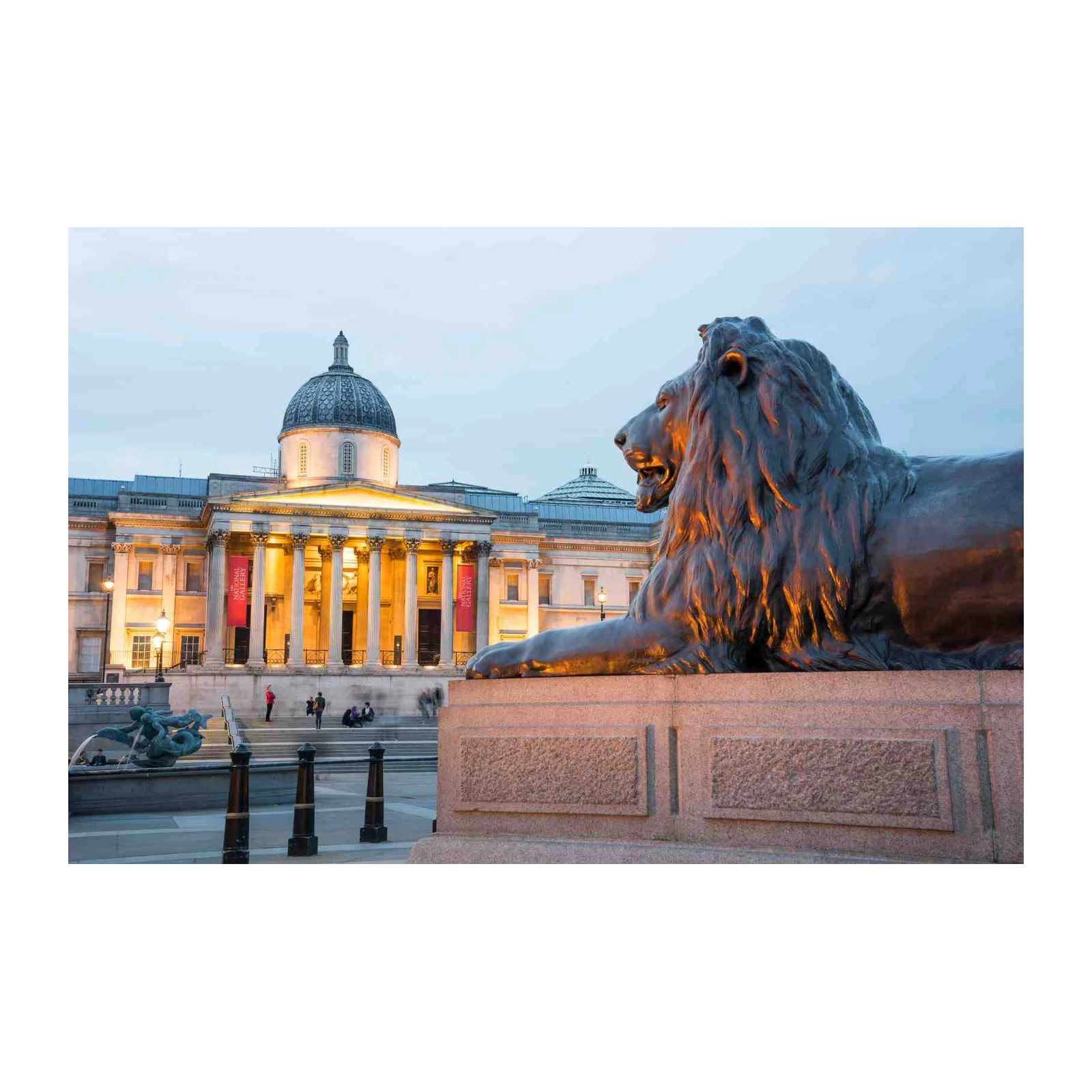 Majestic Lion Trafalgar Square Wall Art
