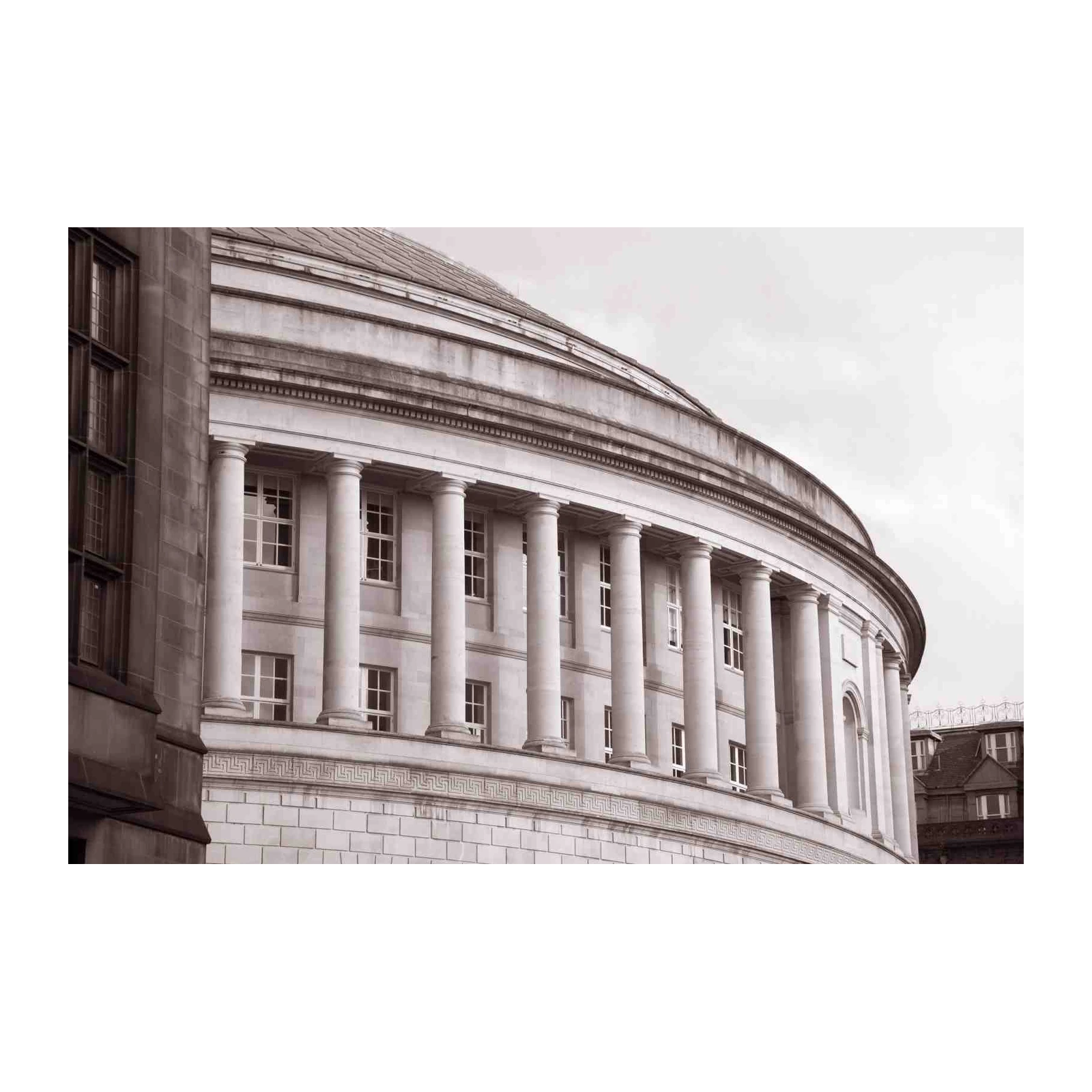 Grand Ionic Columns Architecture Wall Art