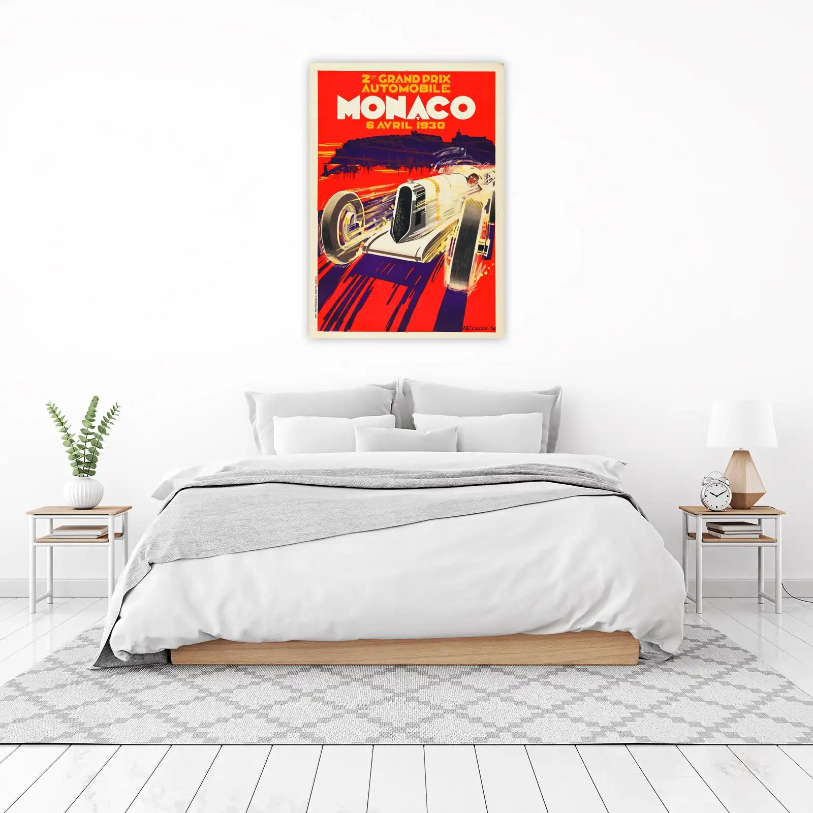 Vintage Monaco Grand Prix 1930 Wall Art