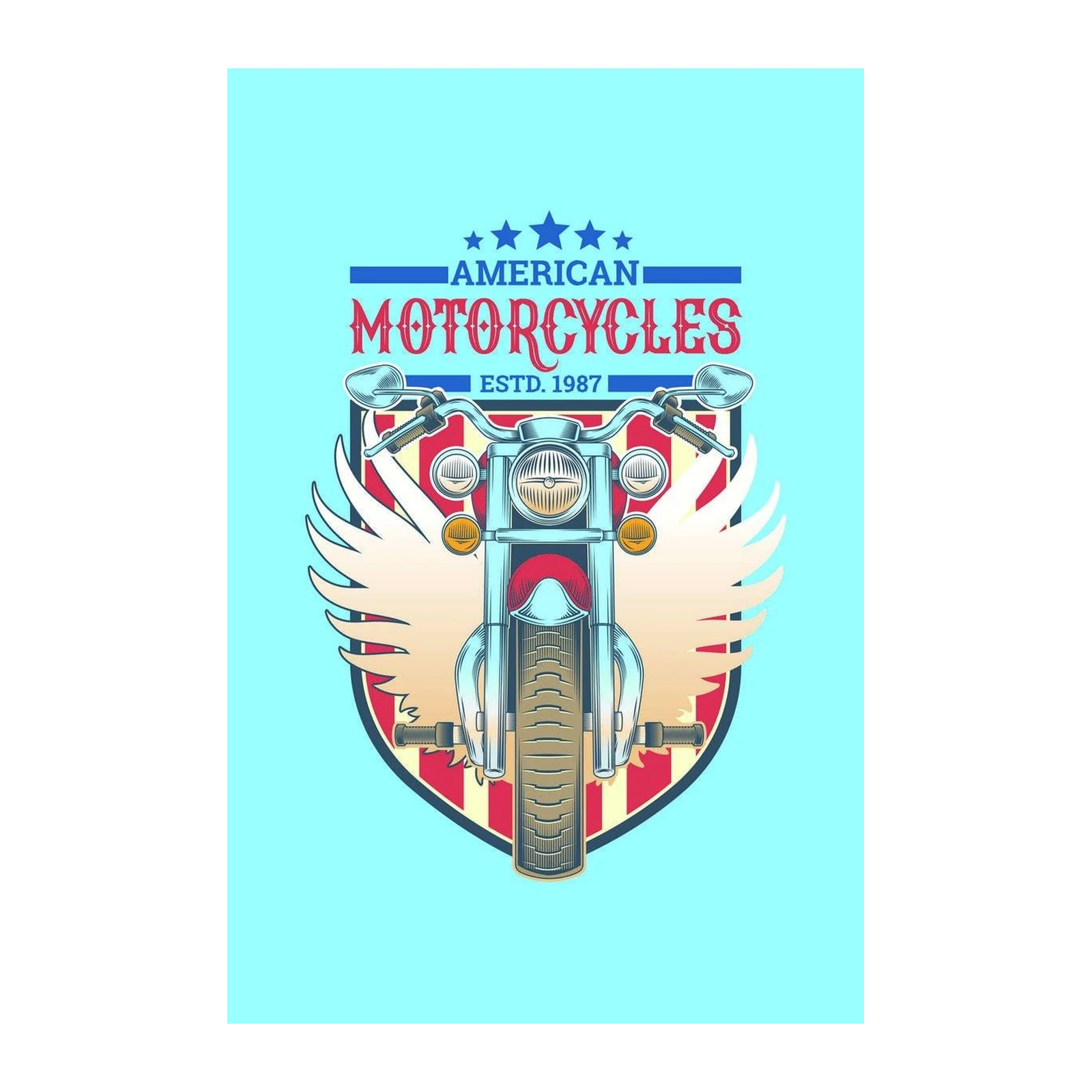 American Chopper Wings Wall Art