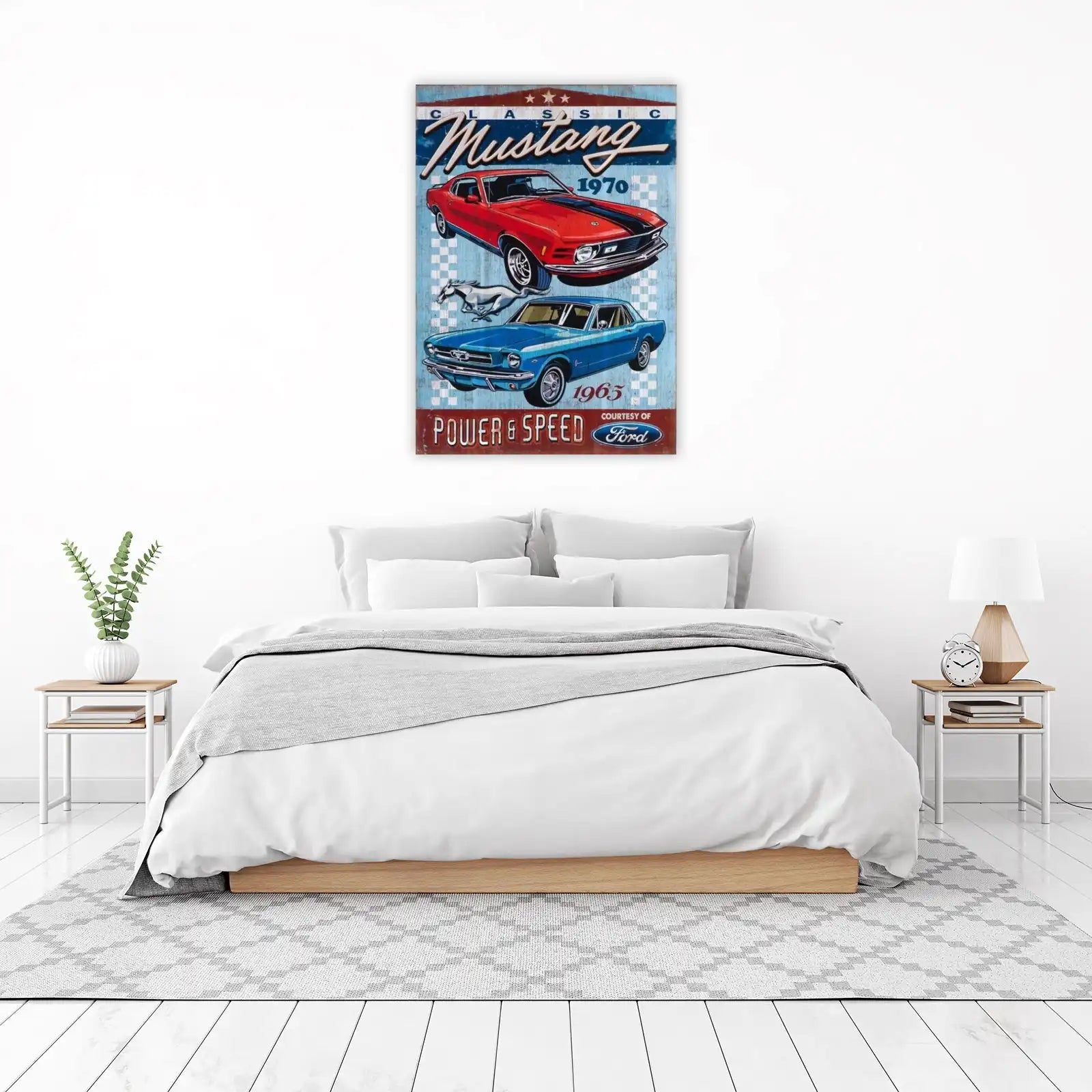 Classic Mustang Power & Speed Wall Art