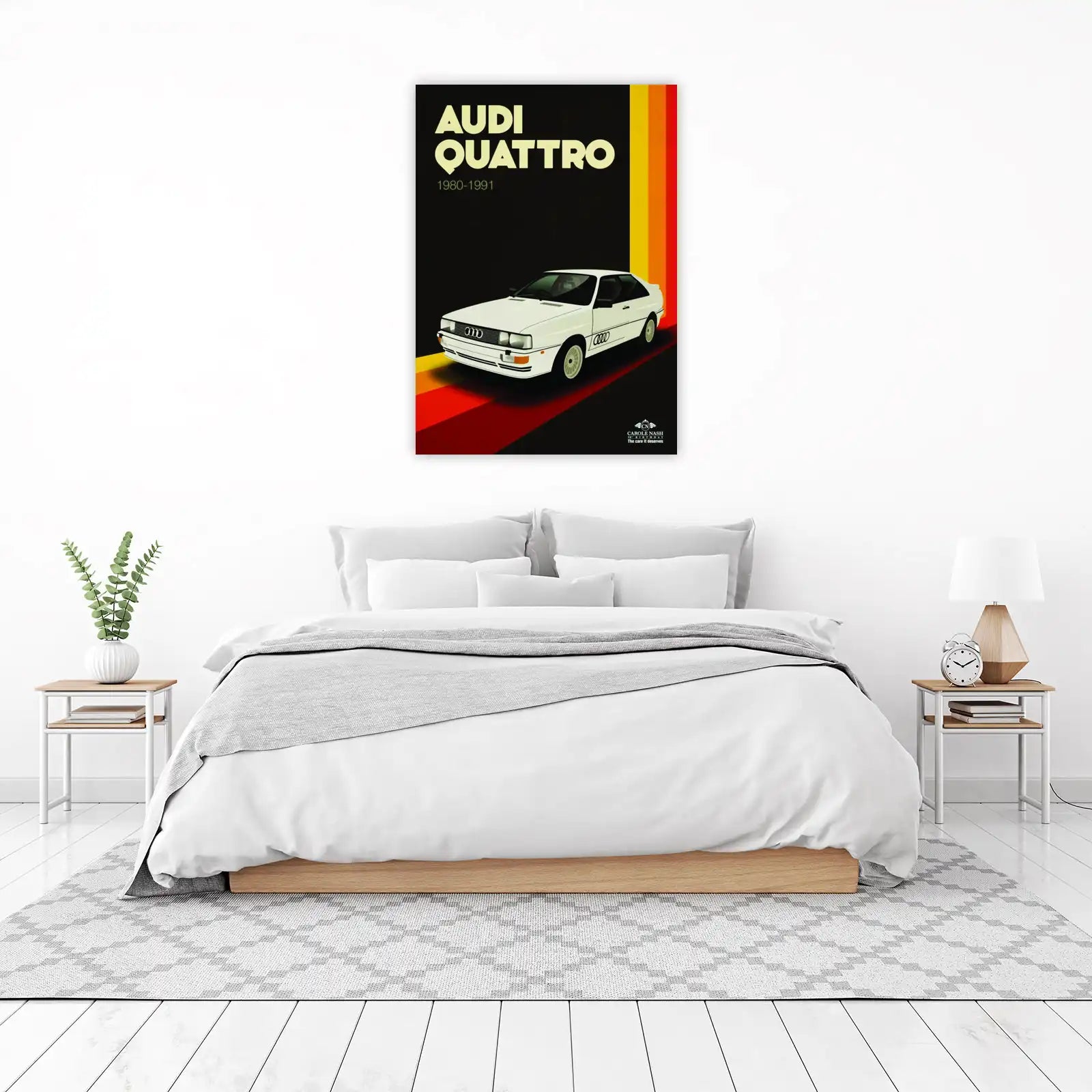 Retro Audi Quattro 1980-1991 Wall Art