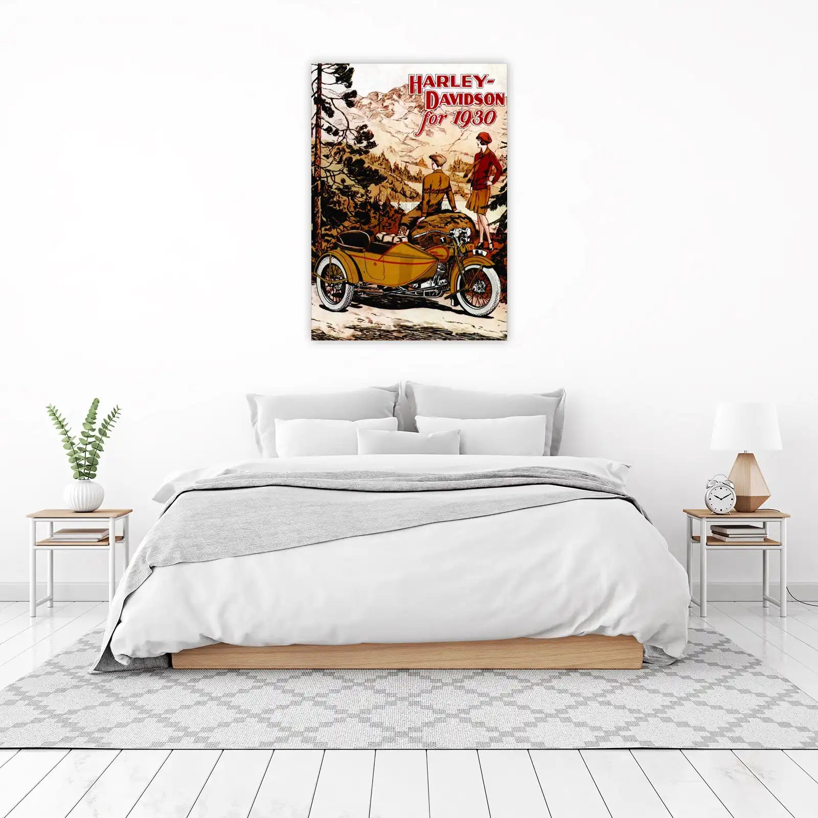 Vintage Harley-Davidson 1930 Sidecar Wall Art