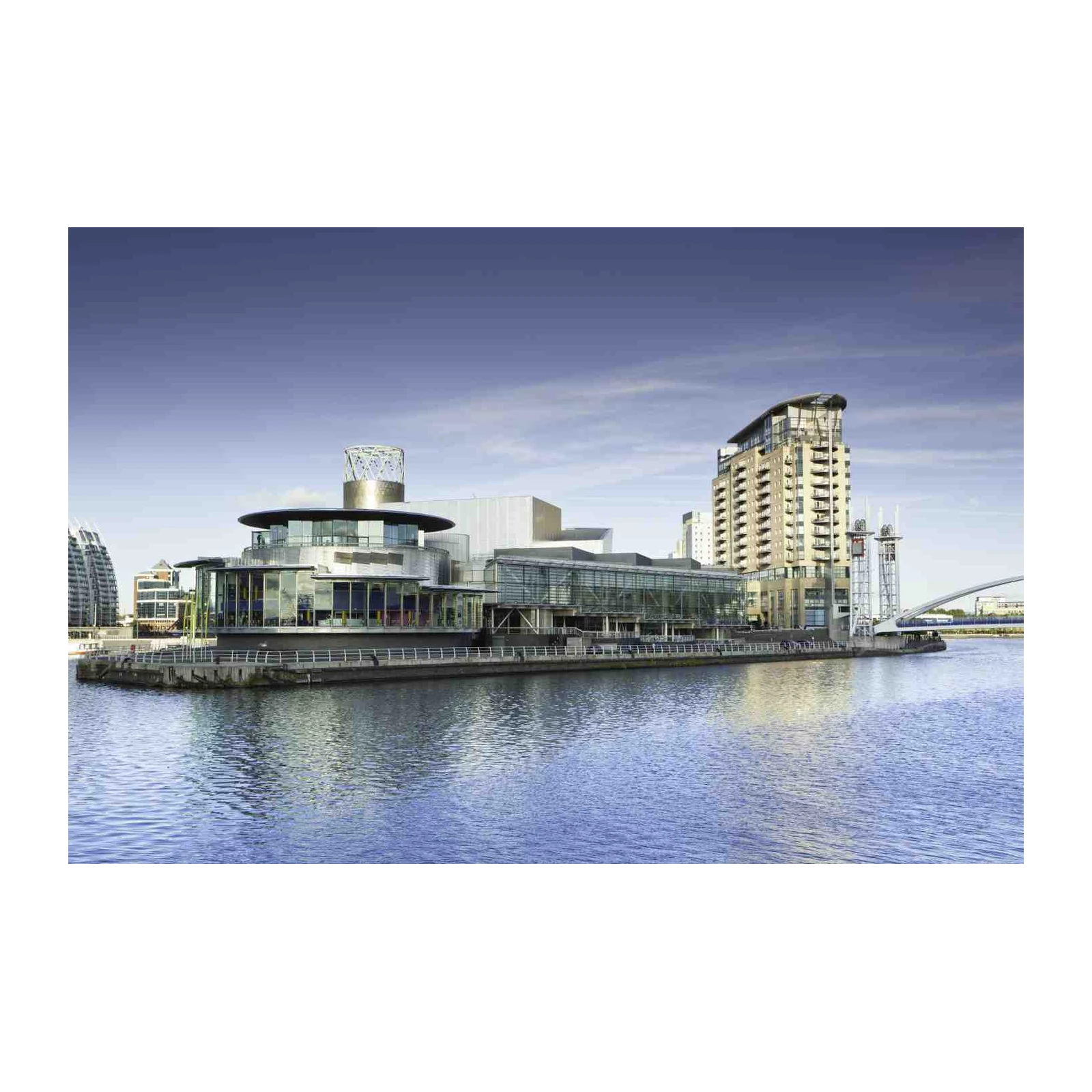 Modern Architecture Waterfront Wall Art