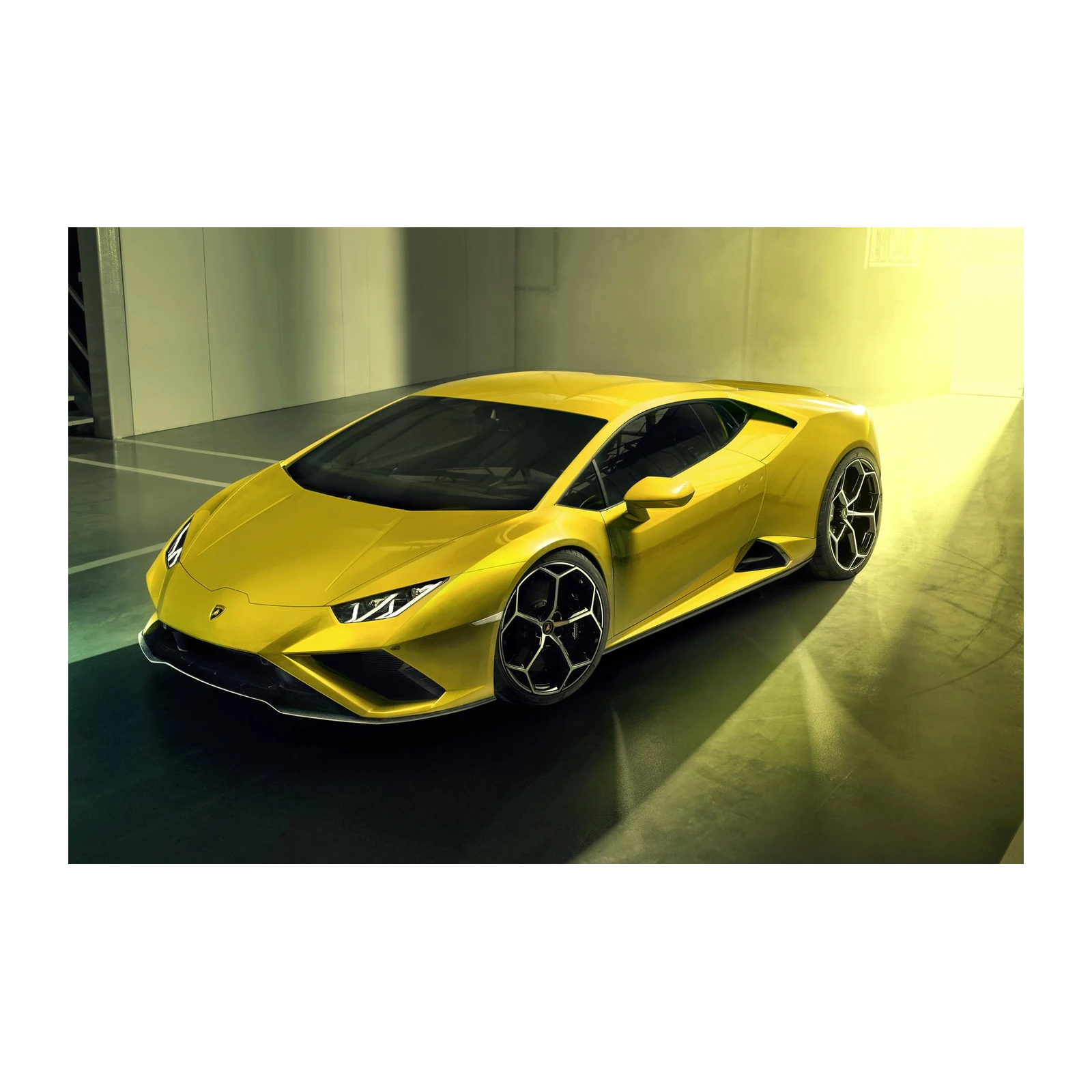 Luxury Yellow Supercar Wall Art Wall Art