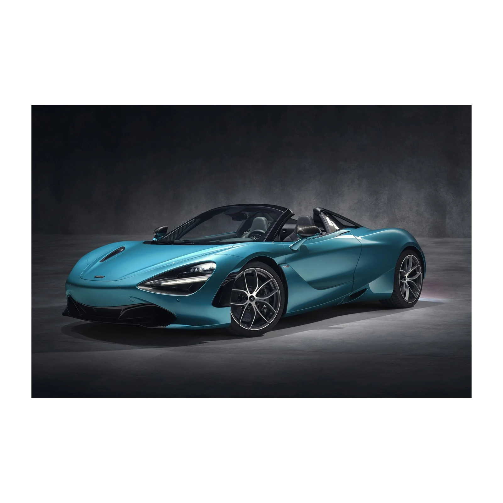 Azure McLaren 720S Convertible Wall Art