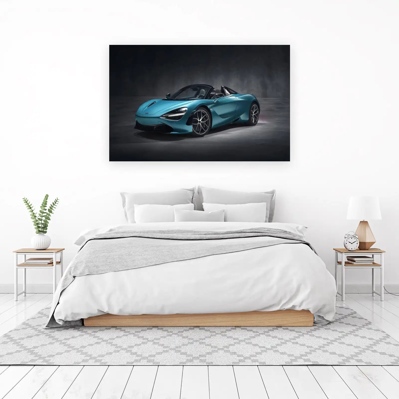 Azure McLaren 720S Convertible Wall Art