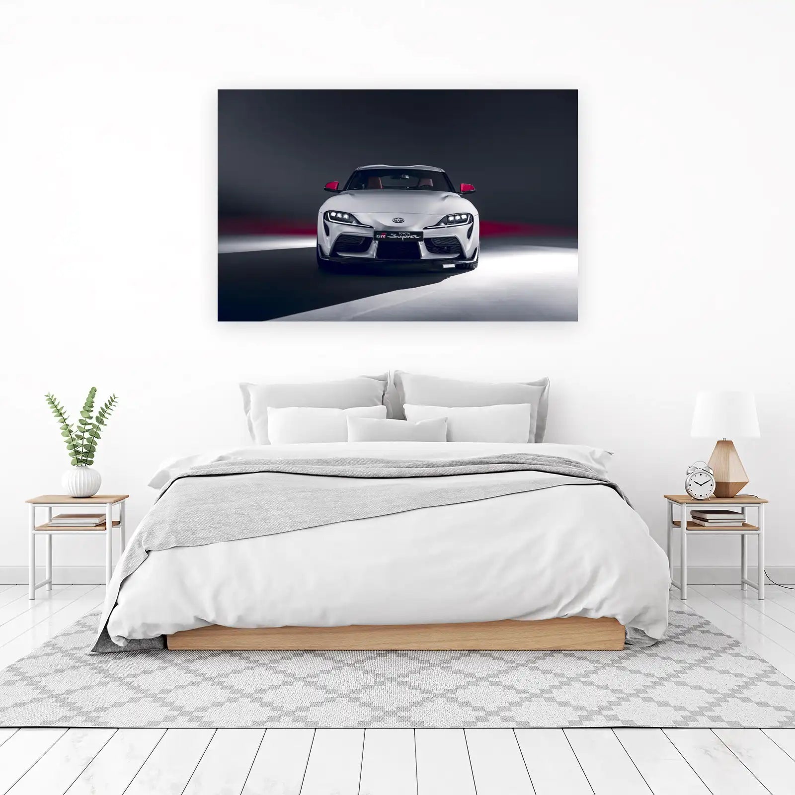 Dynamic White Supra GR Wall Art