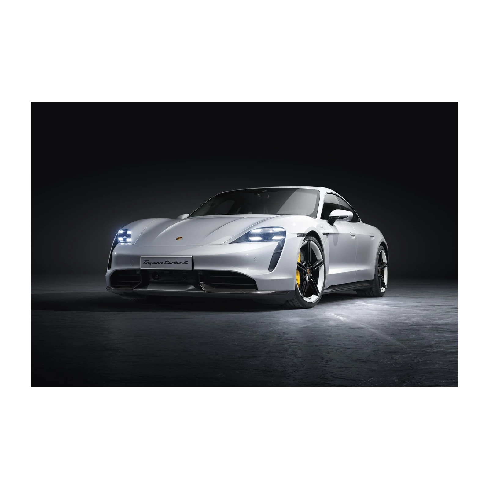 Luxury Porsche Taycan Turbo S Car Wall Art