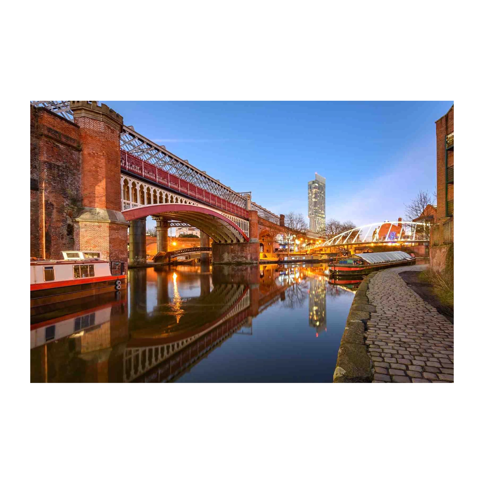 Manchester Canal Bridge & Skyline Wall Art