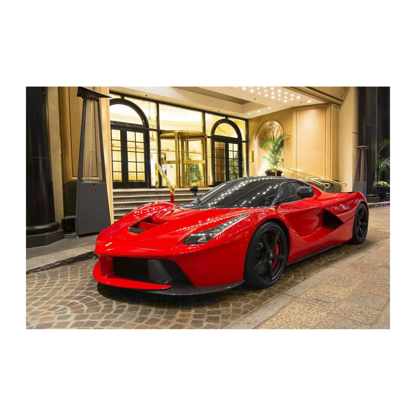 Luxury Red Ferrari LaFerrari Wall Art