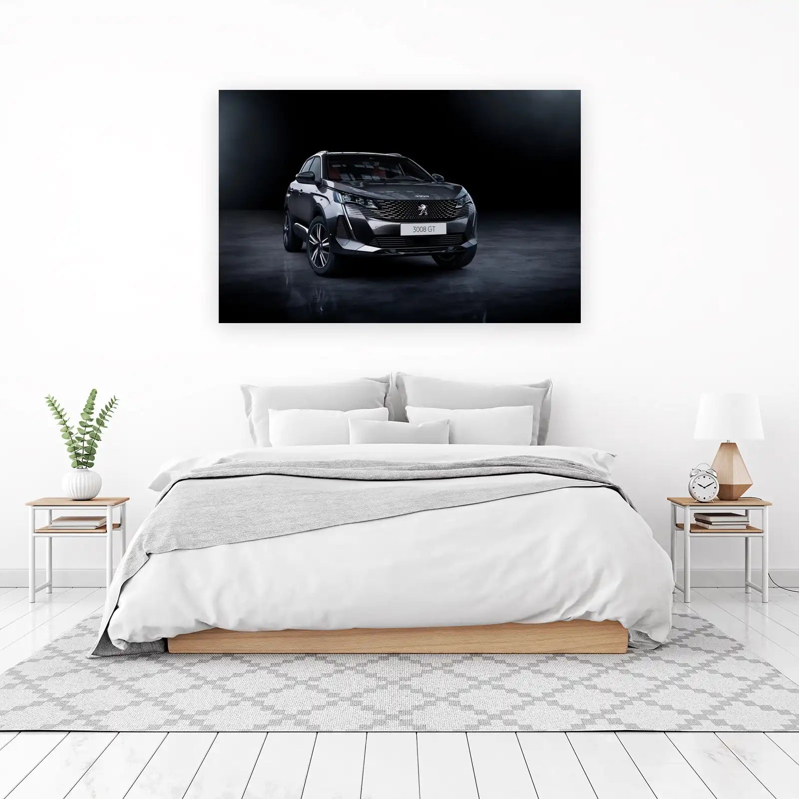 Sleek Peugeot 3008 GT Car Art Wall Art