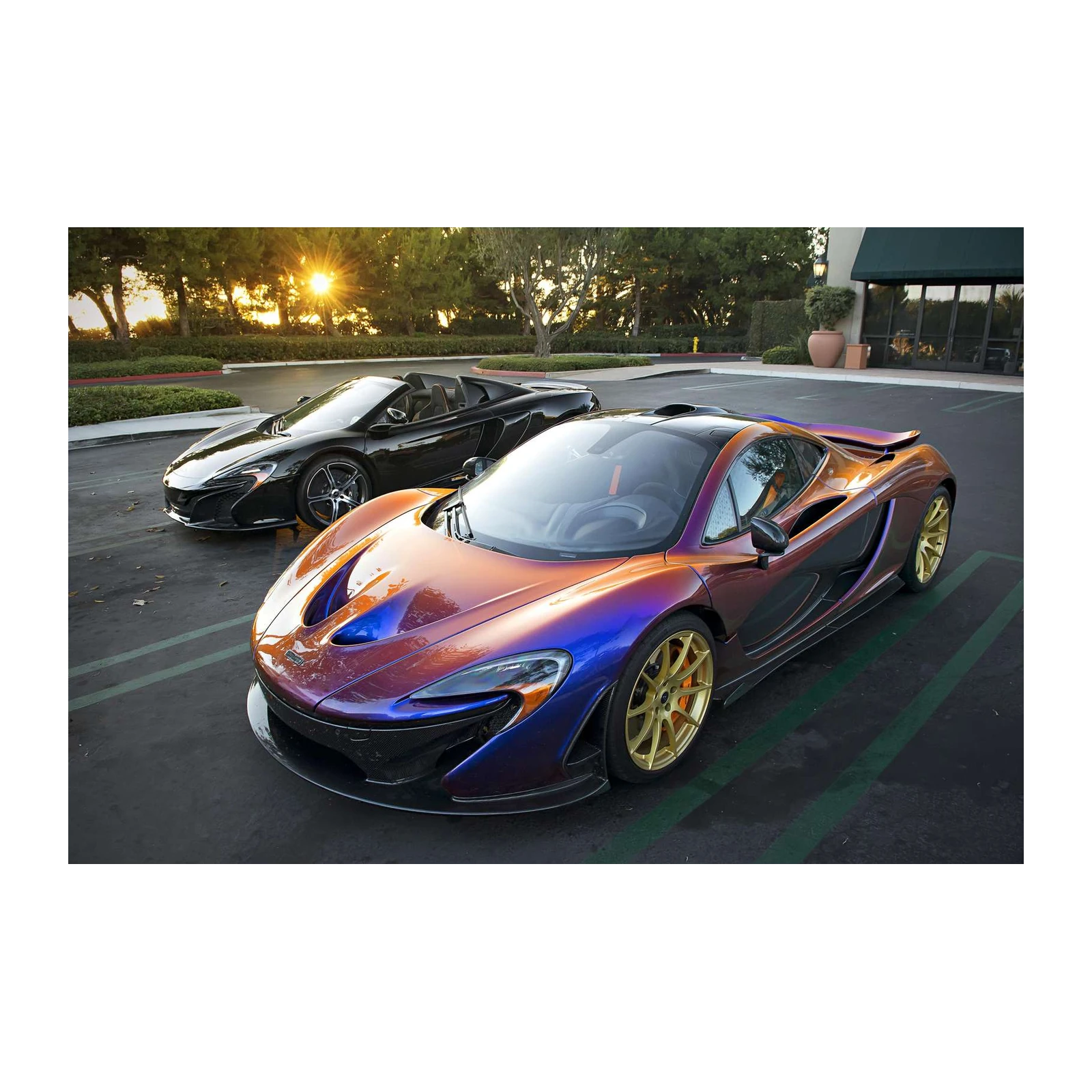 Luxury Hypercar Sunset Dreams Wall Art