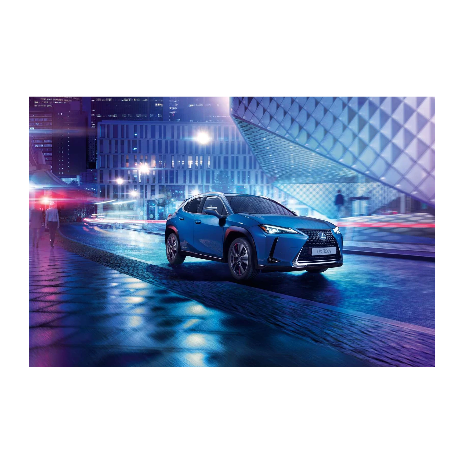 Blue City Drive Lexus UX 300e Wall Art