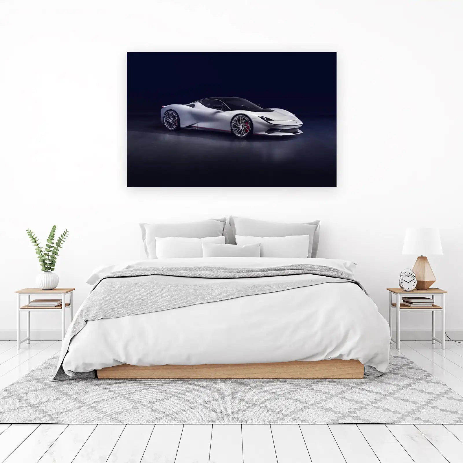 Luxury Electric Hypercar Wall Art