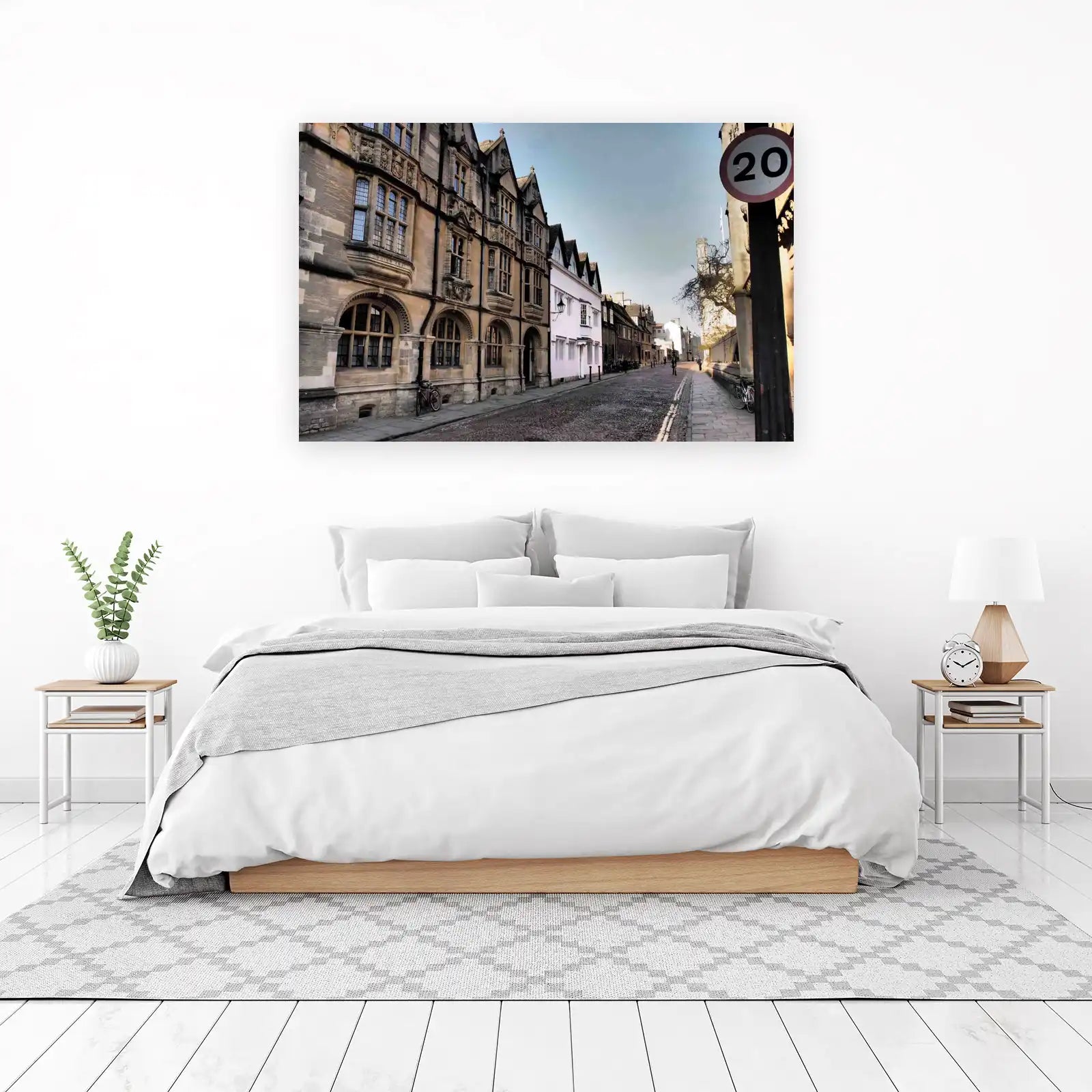 Historic Oxford Streetscape Wall Art