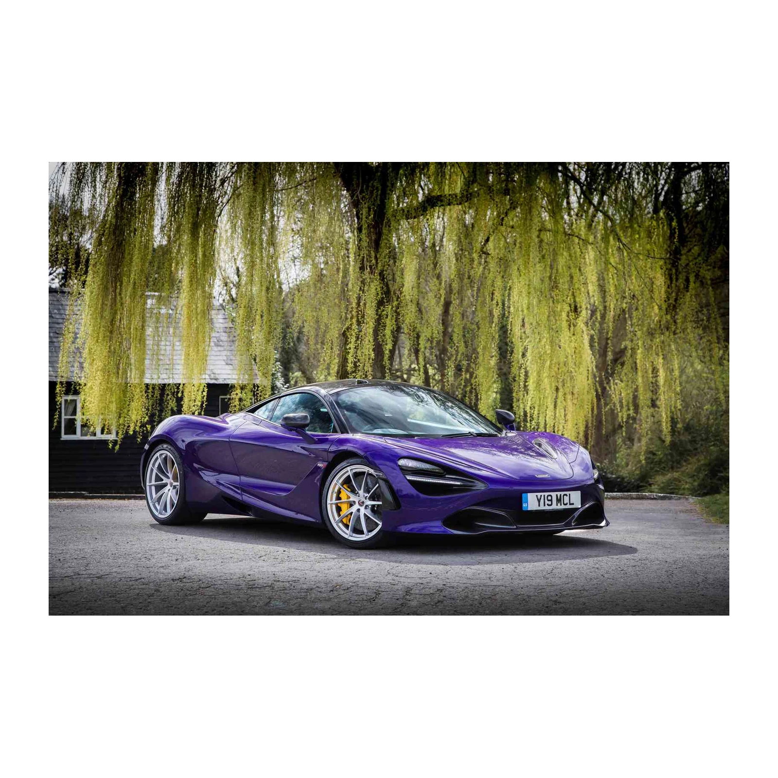 Stunning Purple McLaren 720S Wall Art