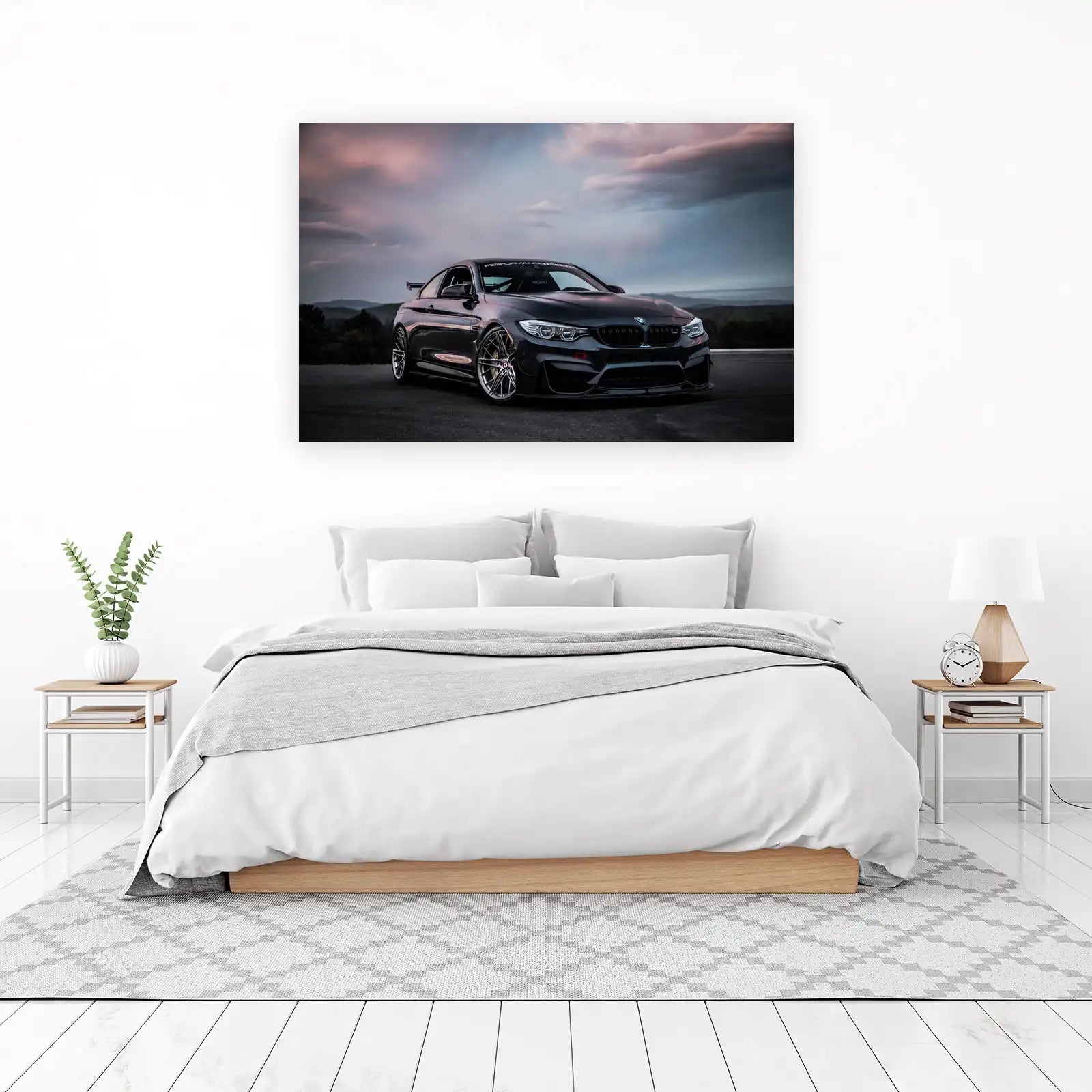 Dark BMW M4 Performance Car Wall Art
