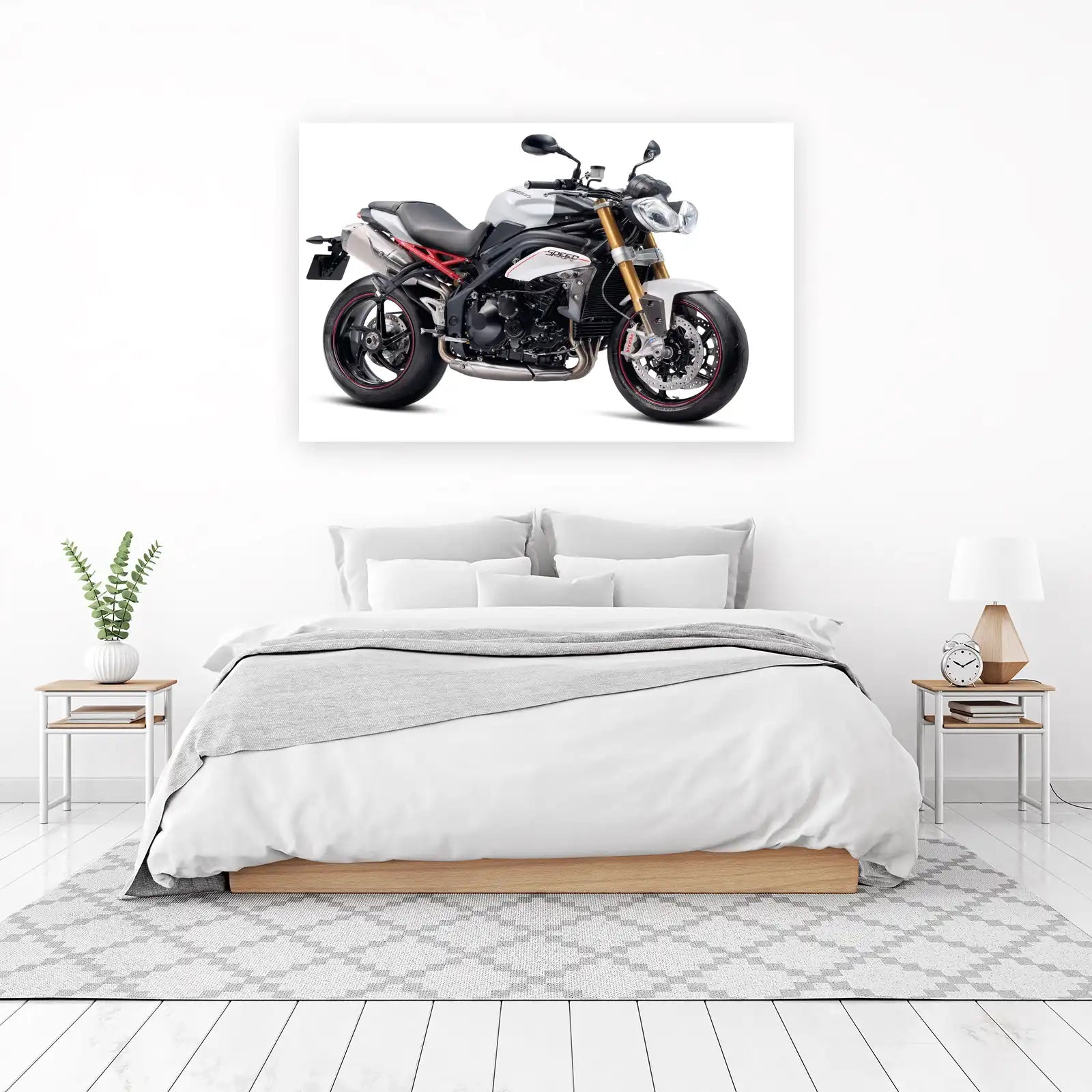 Triumph Speed Triple Motorcycle Wall Art Art
