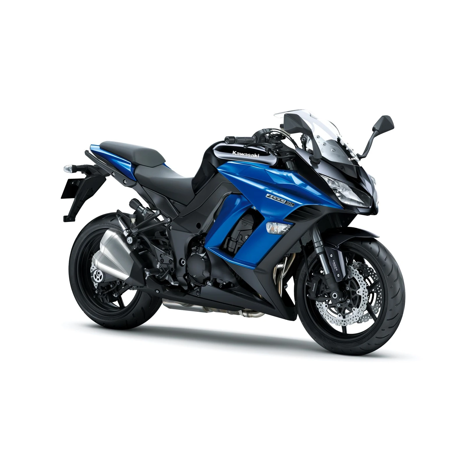 Dynamic Blue Kawasaki Z1000SX Wall Art
